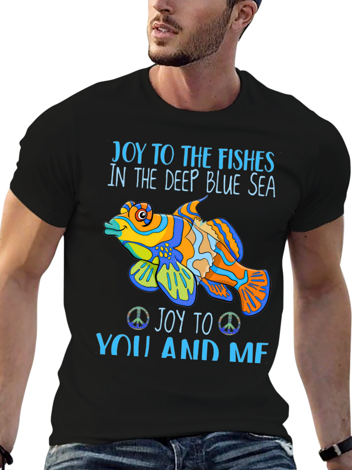 Joy to the Fishes Graphic T-Shirt