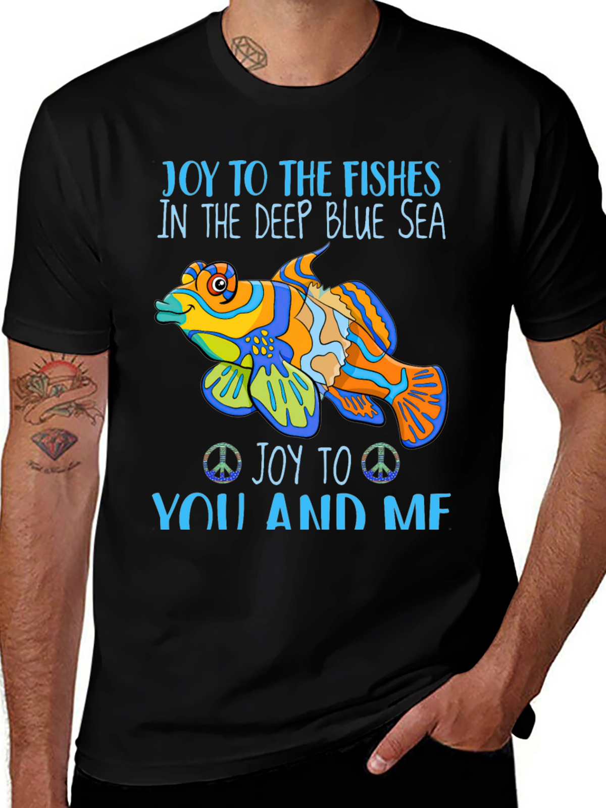 Joy to the Fishes Graphic T-Shirt