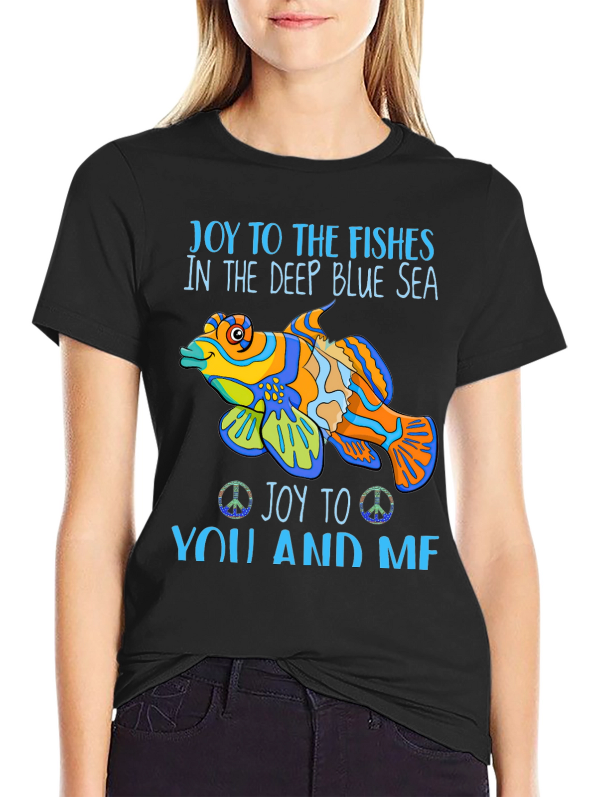 Joy to the Fishes Graphic T-Shirt