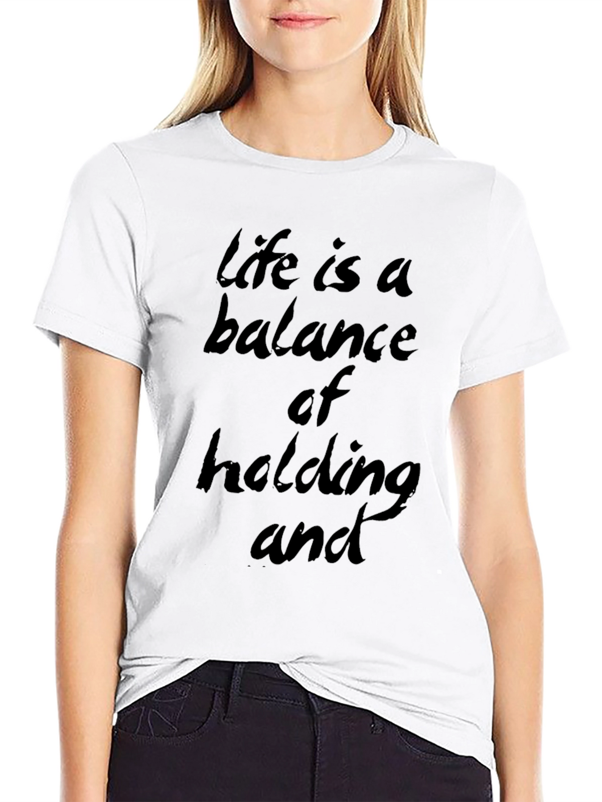 Life Balance Crew Neck T-Shirt