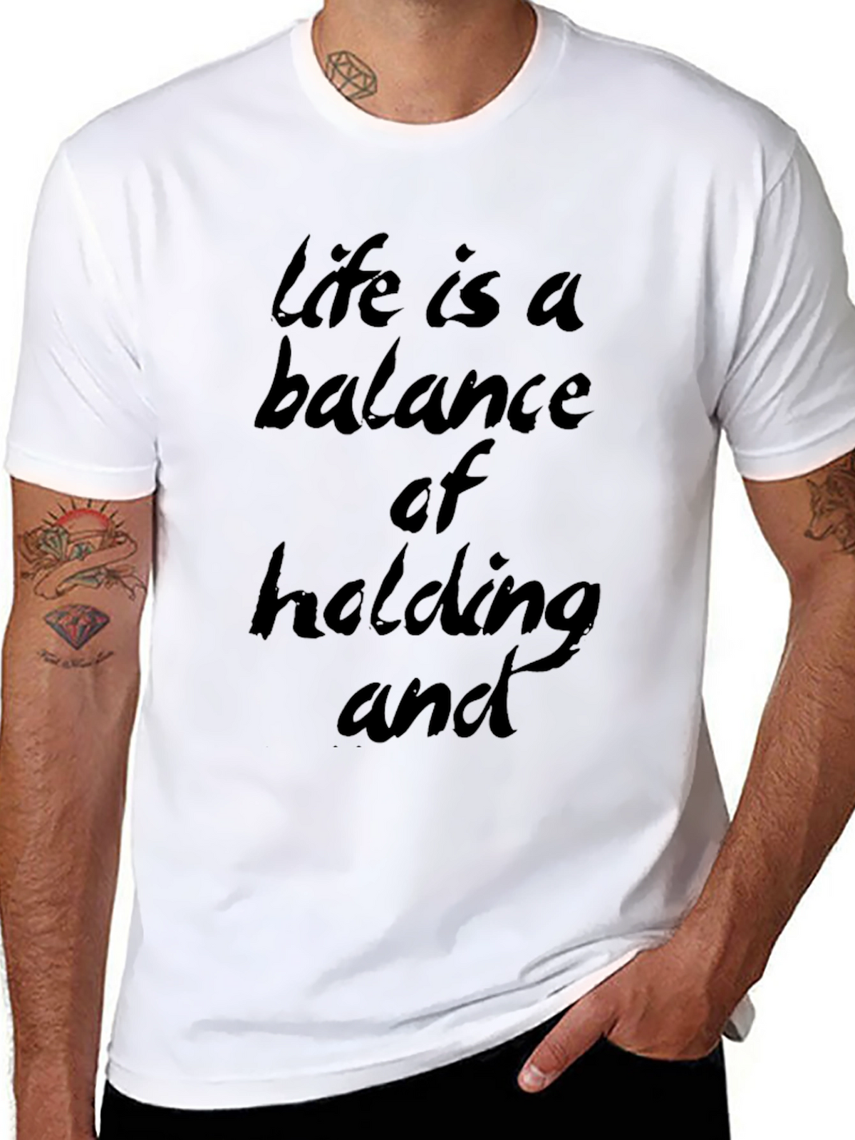Life Balance Crew Neck T-Shirt