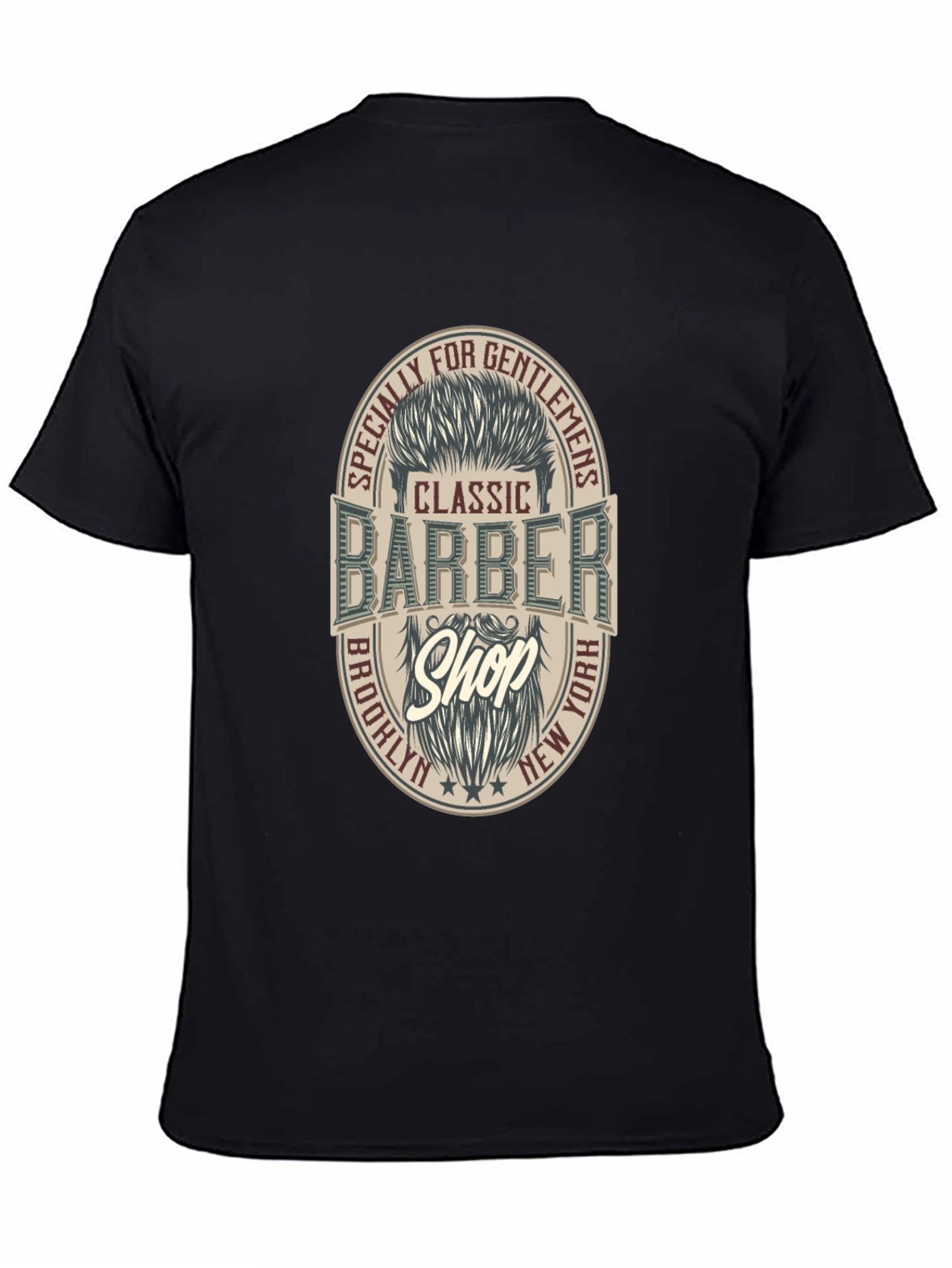 Classic Barber Shop Graphic T-Shirt