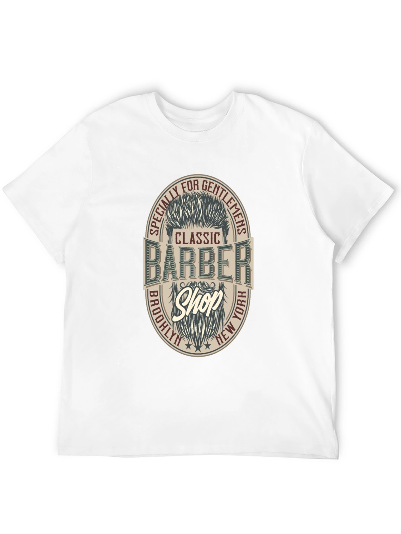 Classic Barber Shop Graphic T-Shirt