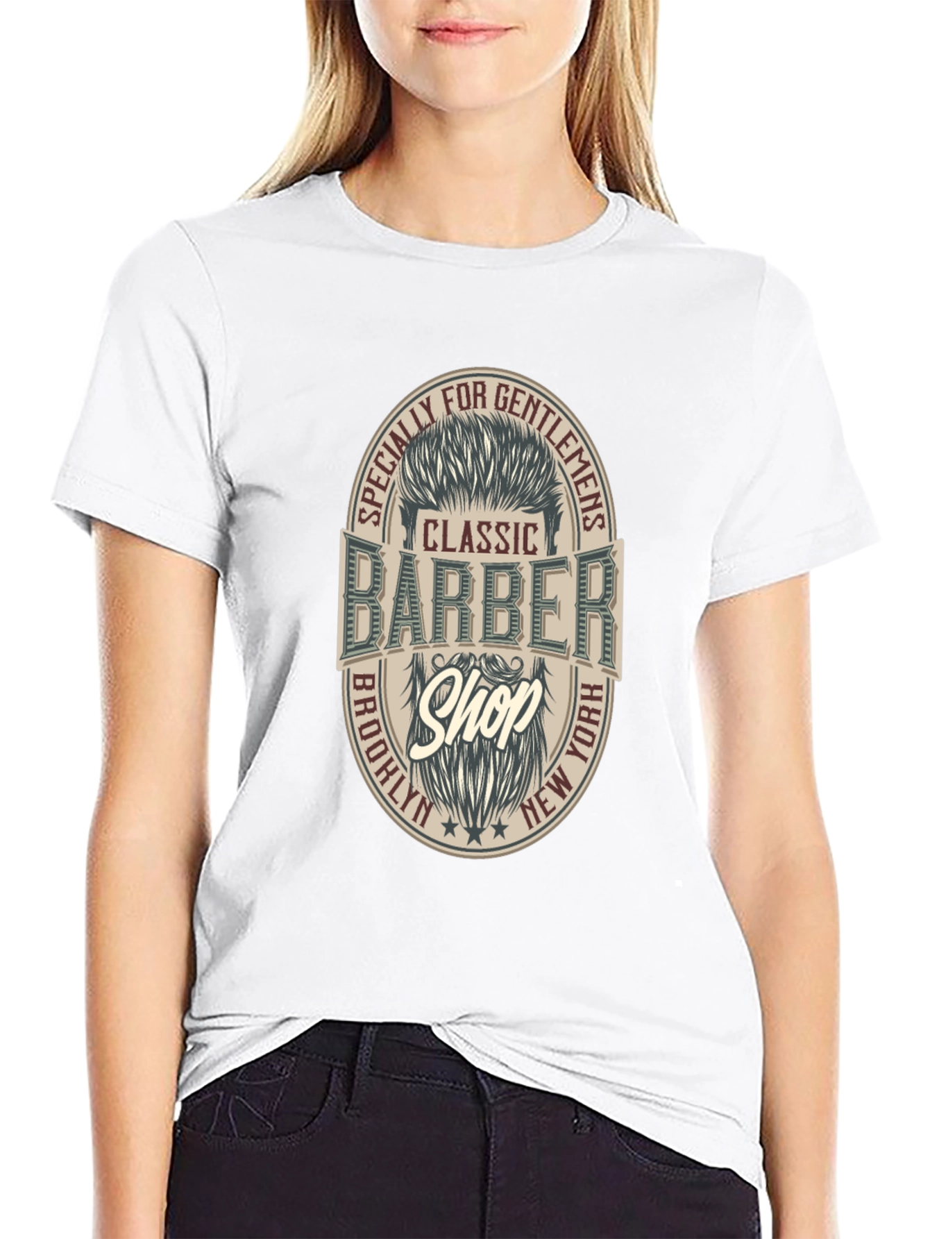 Classic Barber Shop Graphic T-Shirt