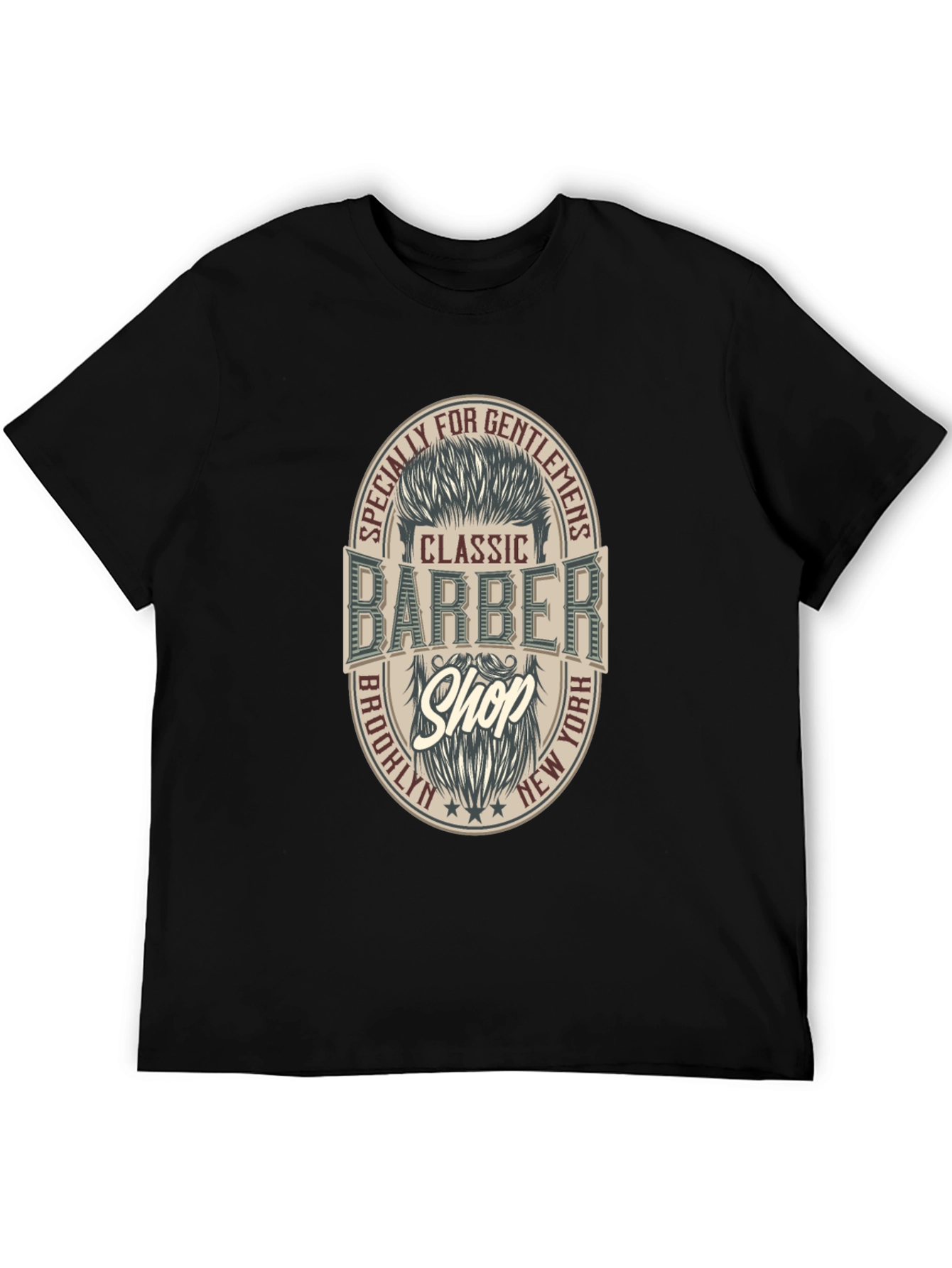 Classic Barber Shop Graphic T-Shirt
