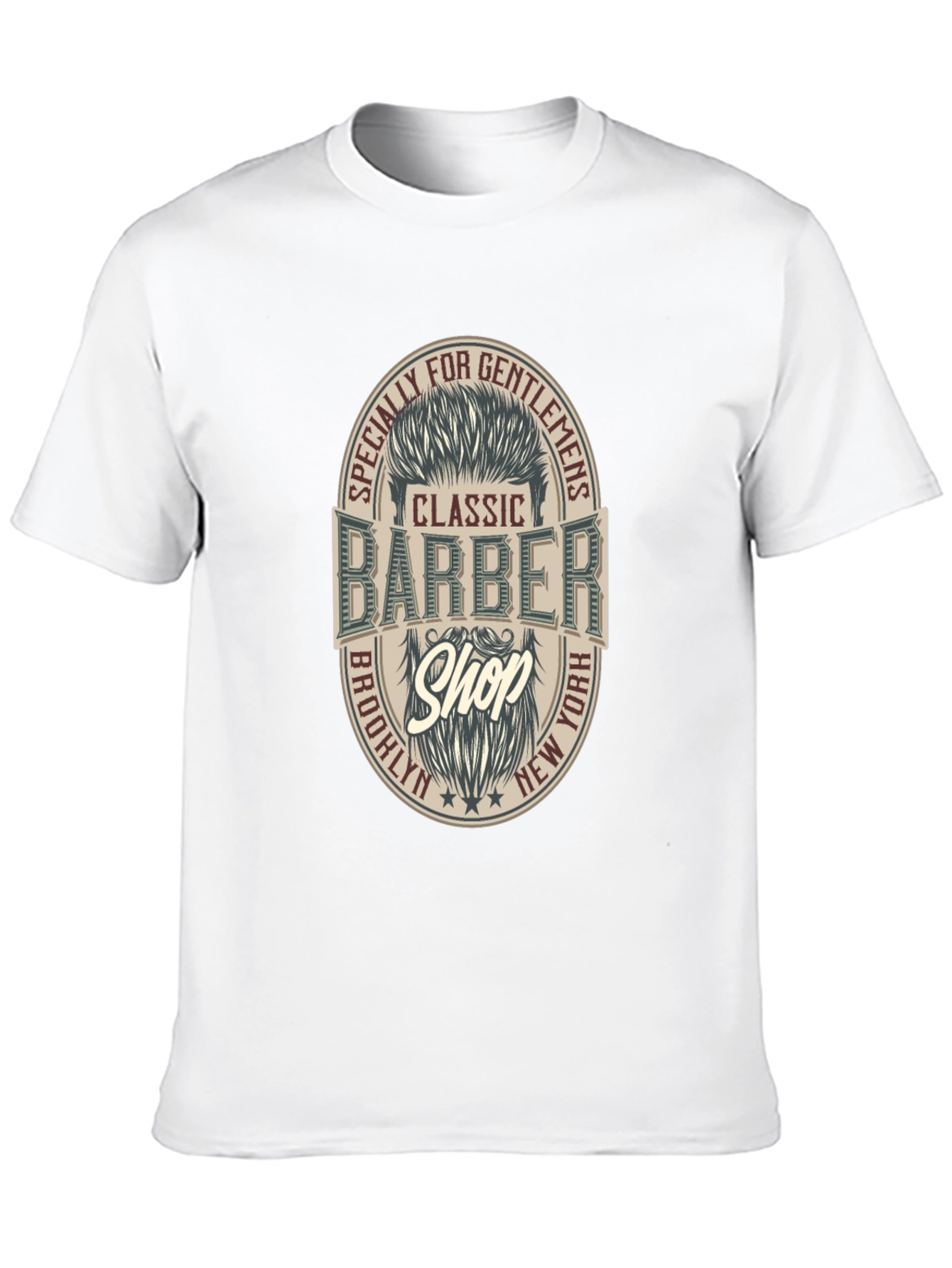 Classic Barber Shop Graphic T-Shirt