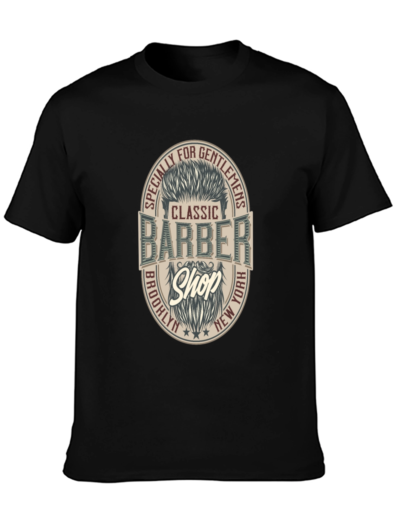 Classic Barber Shop Graphic T-Shirt