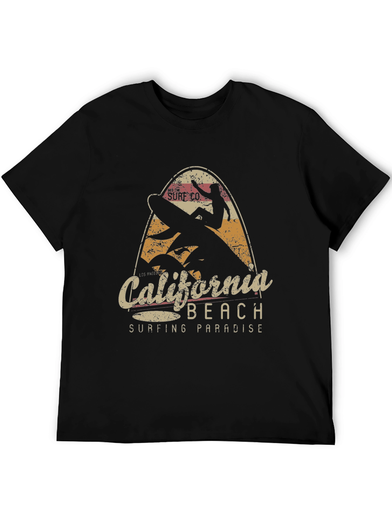 California Beach Surfing T-Shirt