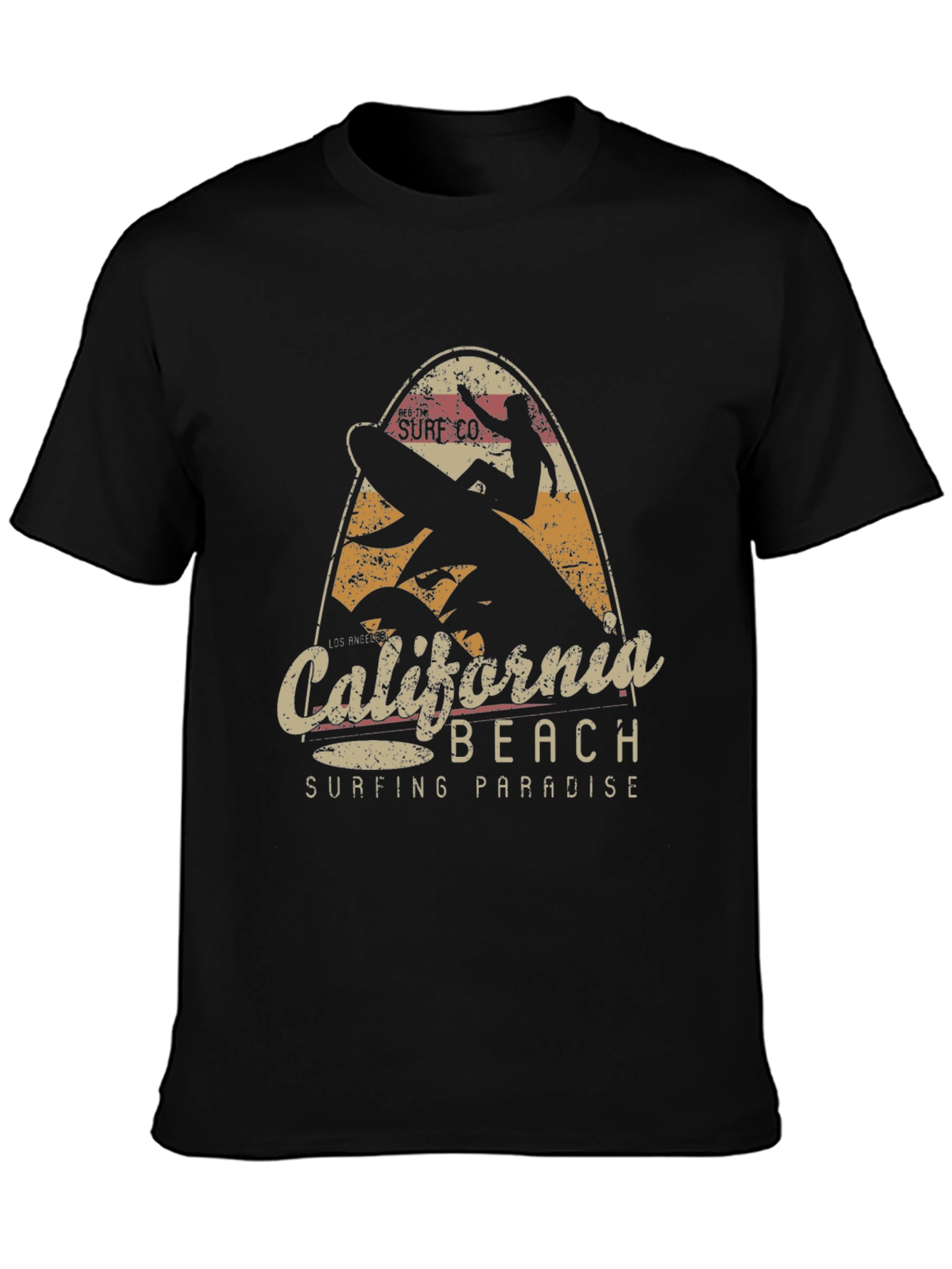 California Beach Surfing T-Shirt