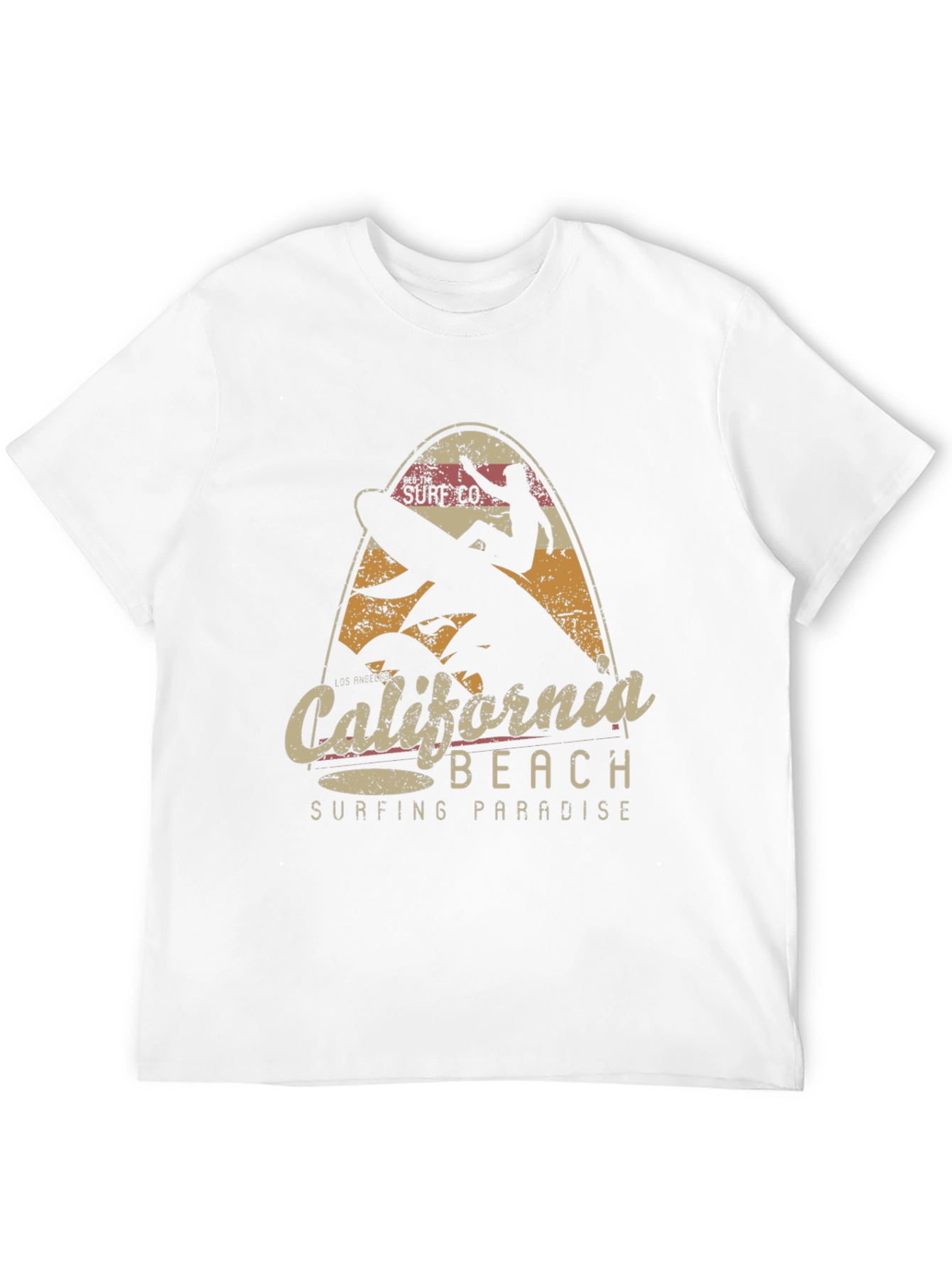 California Beach Surfing T-Shirt