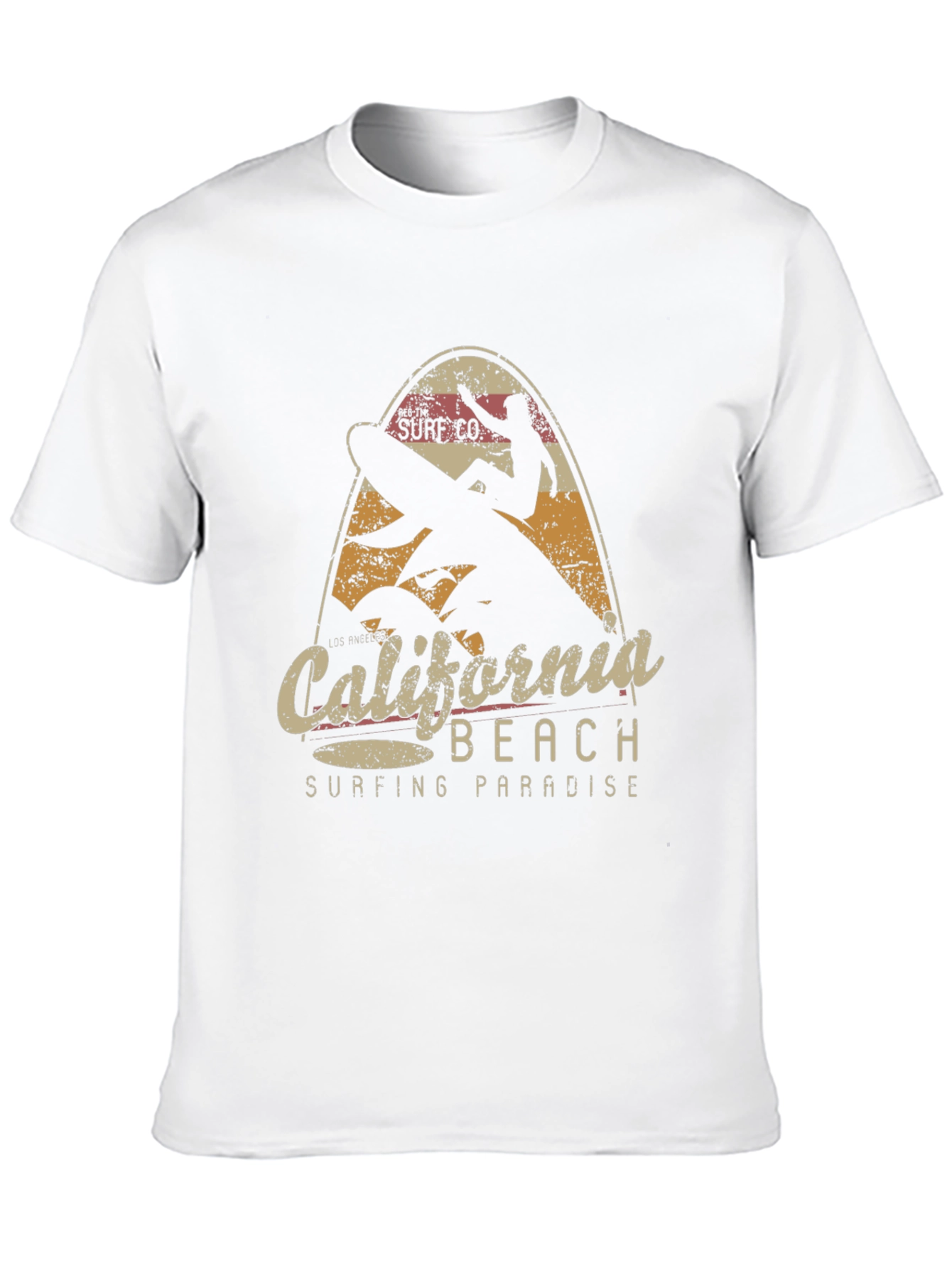 California Beach Surfing T-Shirt