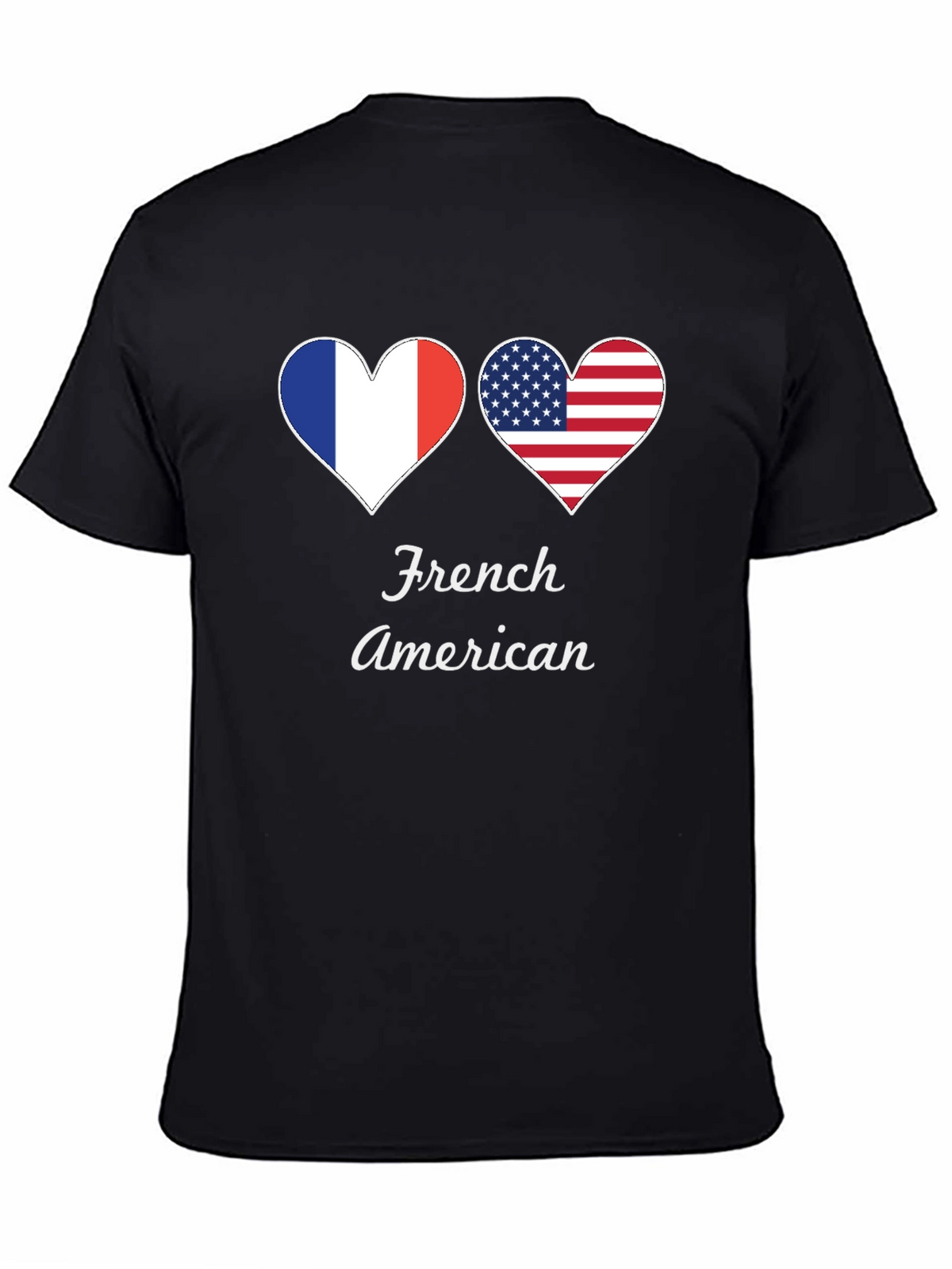 French American Heart Flag T-Shirt