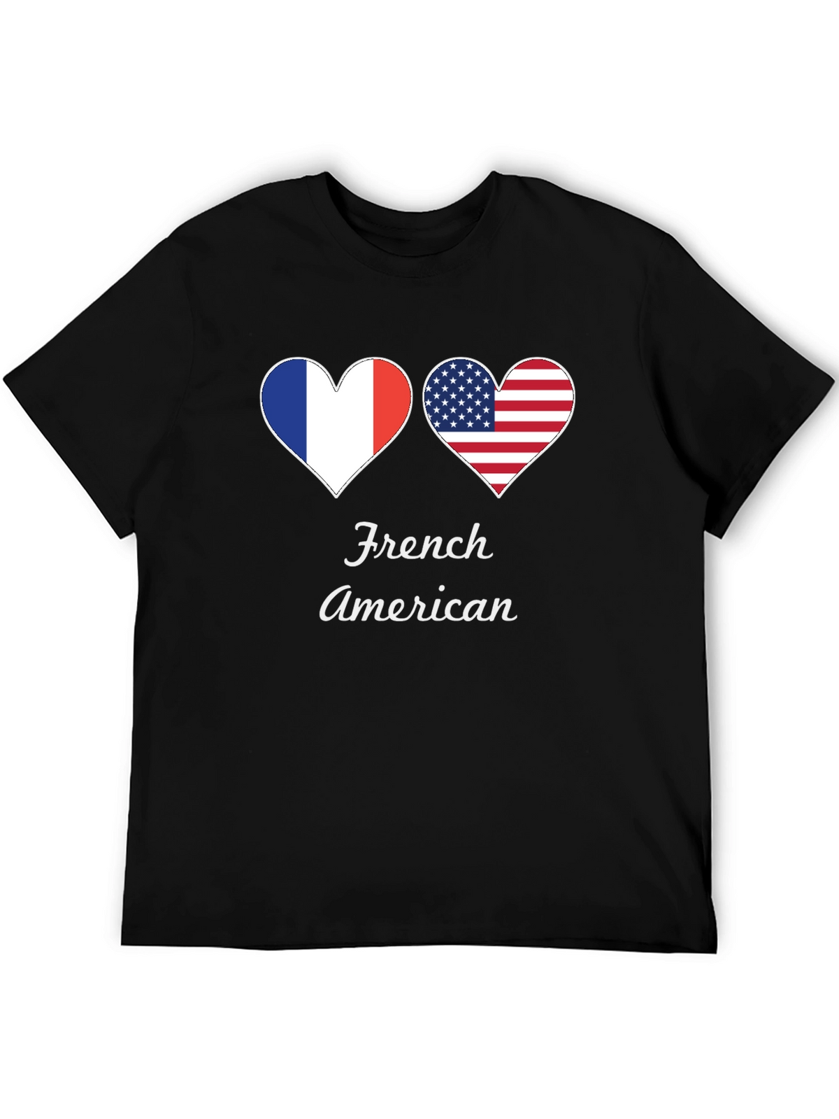 French American Heart Flag T-Shirt