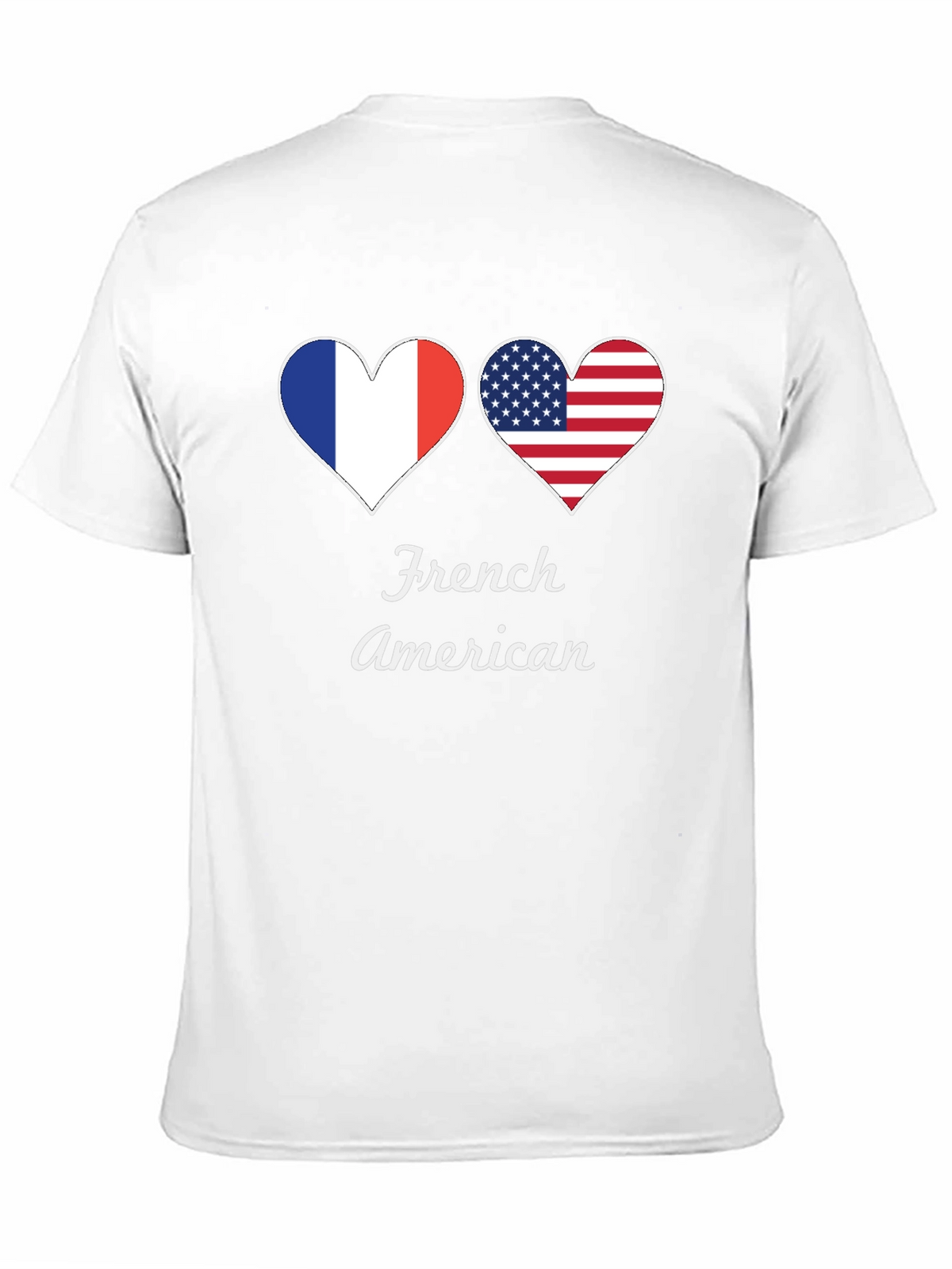 French American Heart Flag T-Shirt
