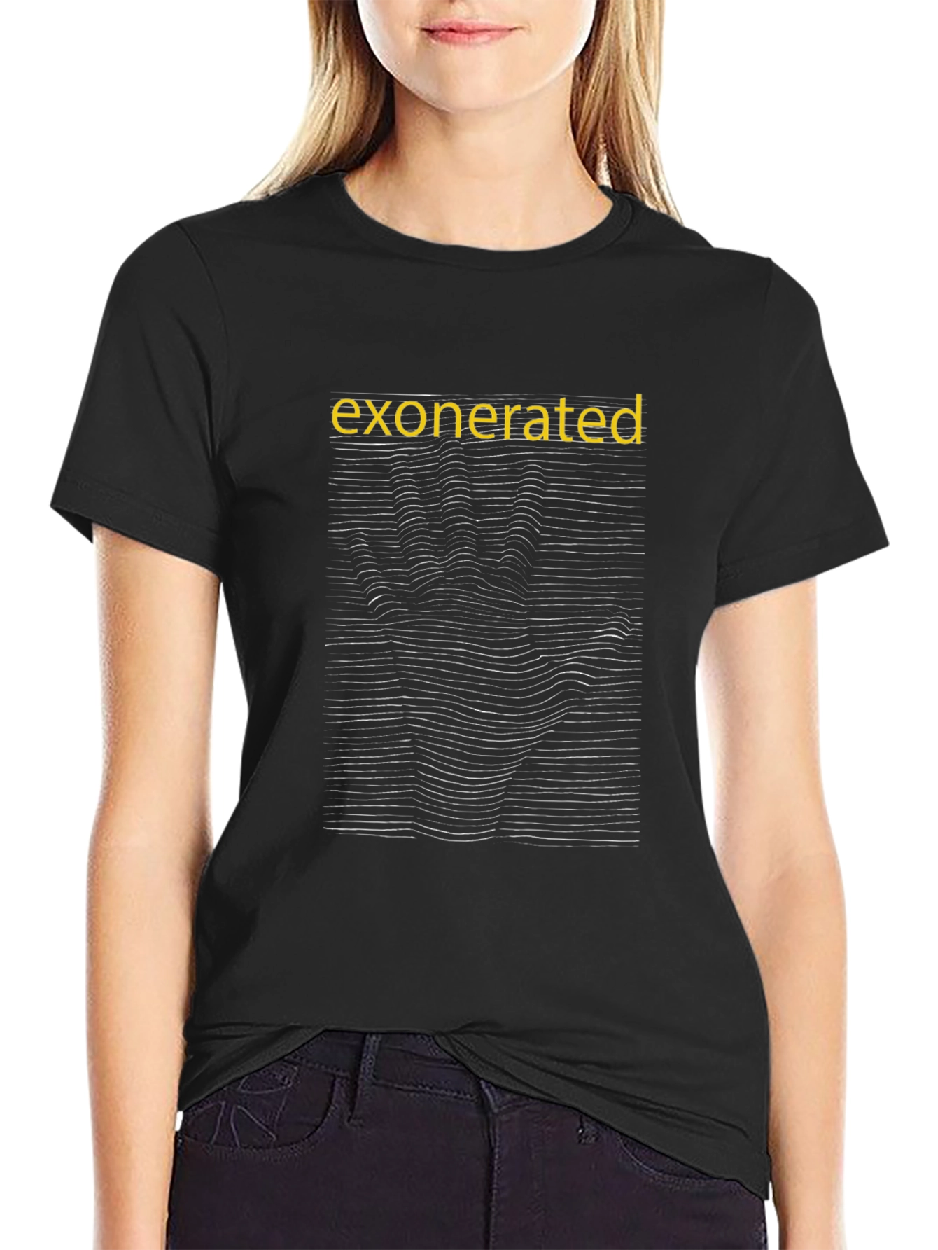 Exonerated Graphic Tee - Black