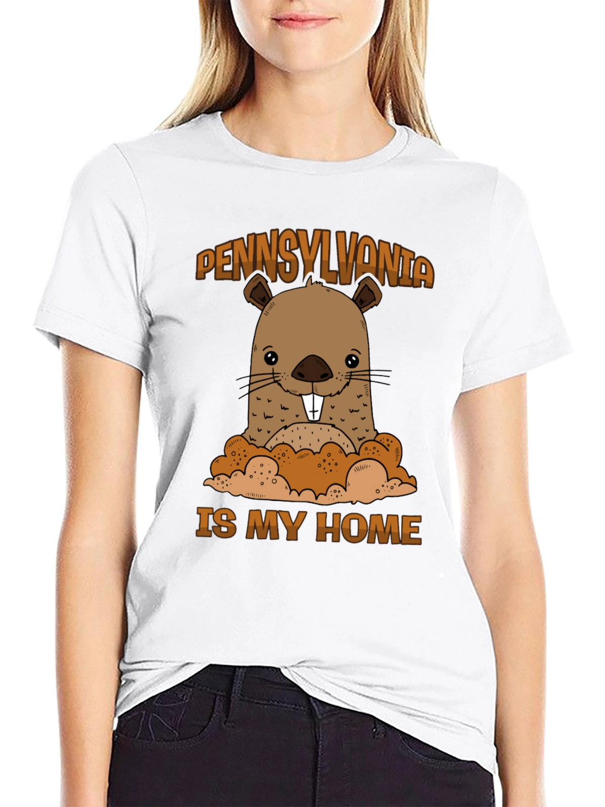 Pennsylvania Groundhog Graphic Tee