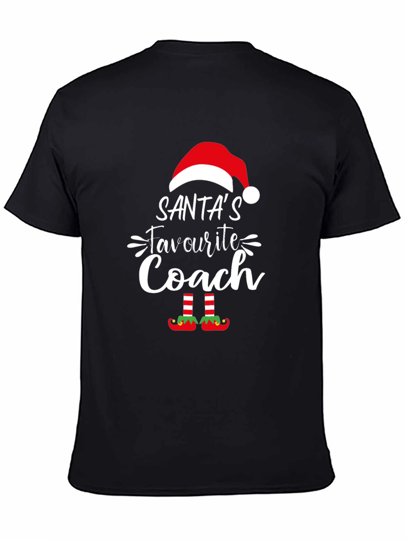 Santas Favorite Coach T-Shirt - Holiday Christmas Tee