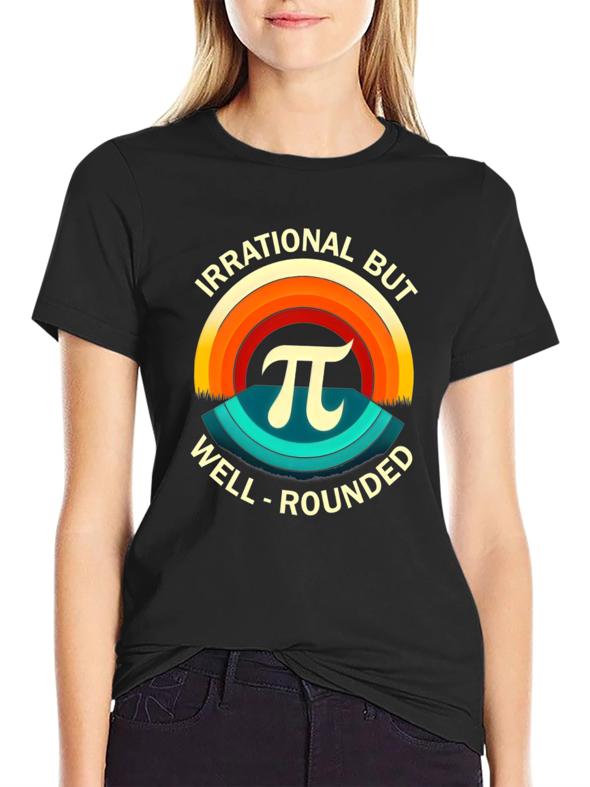 Irrational But Well-Rounded Pi T-Shirt