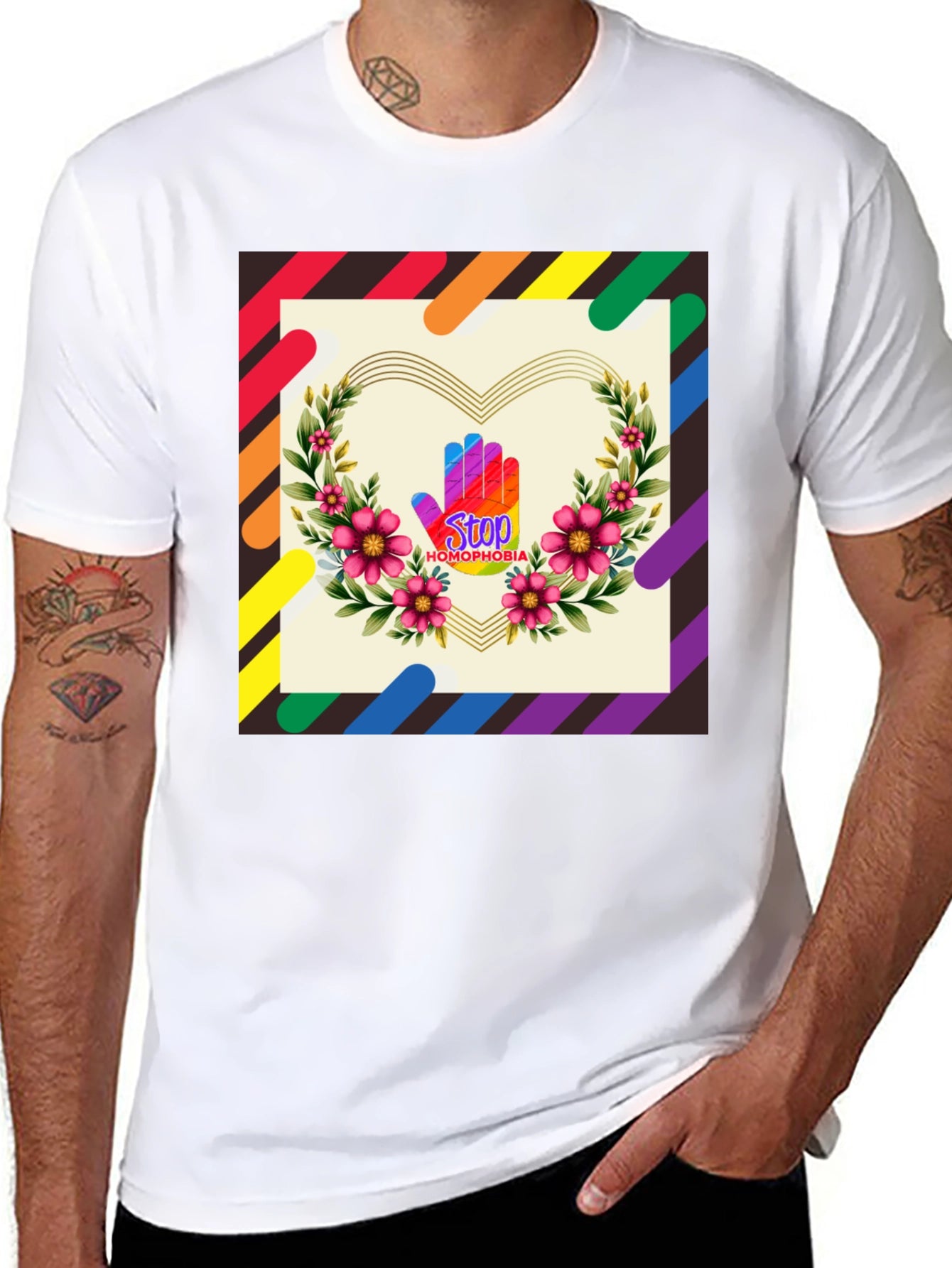Stop Homophobia Pride T-Shirt