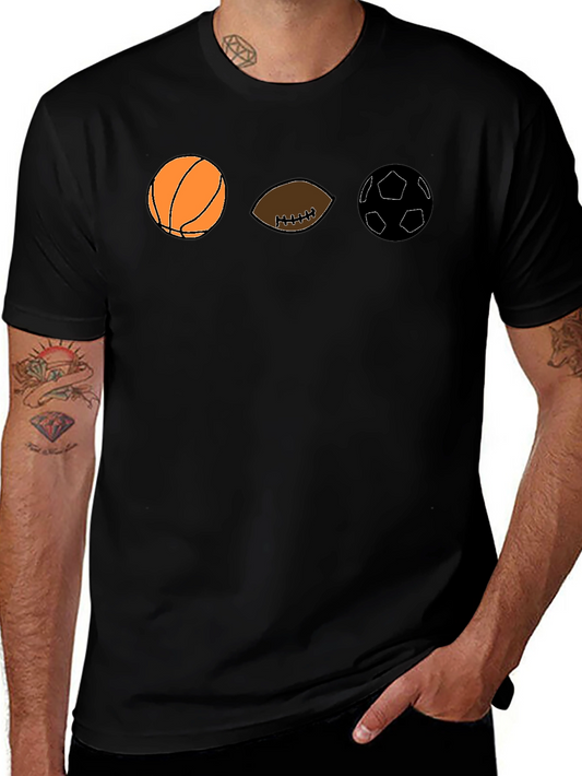 Sports Balls Graphic T-Shirt