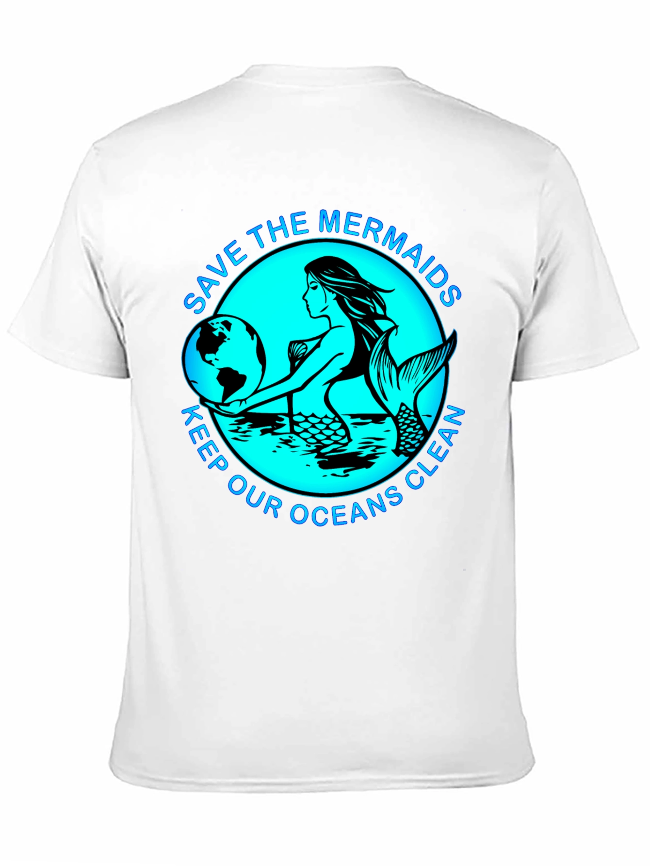 Save the Mermaids T-Shirt - Ocean Conservation Tee