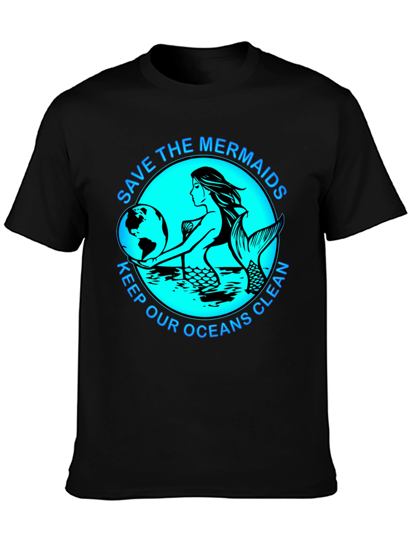 Save the Mermaids T-Shirt - Ocean Conservation Tee