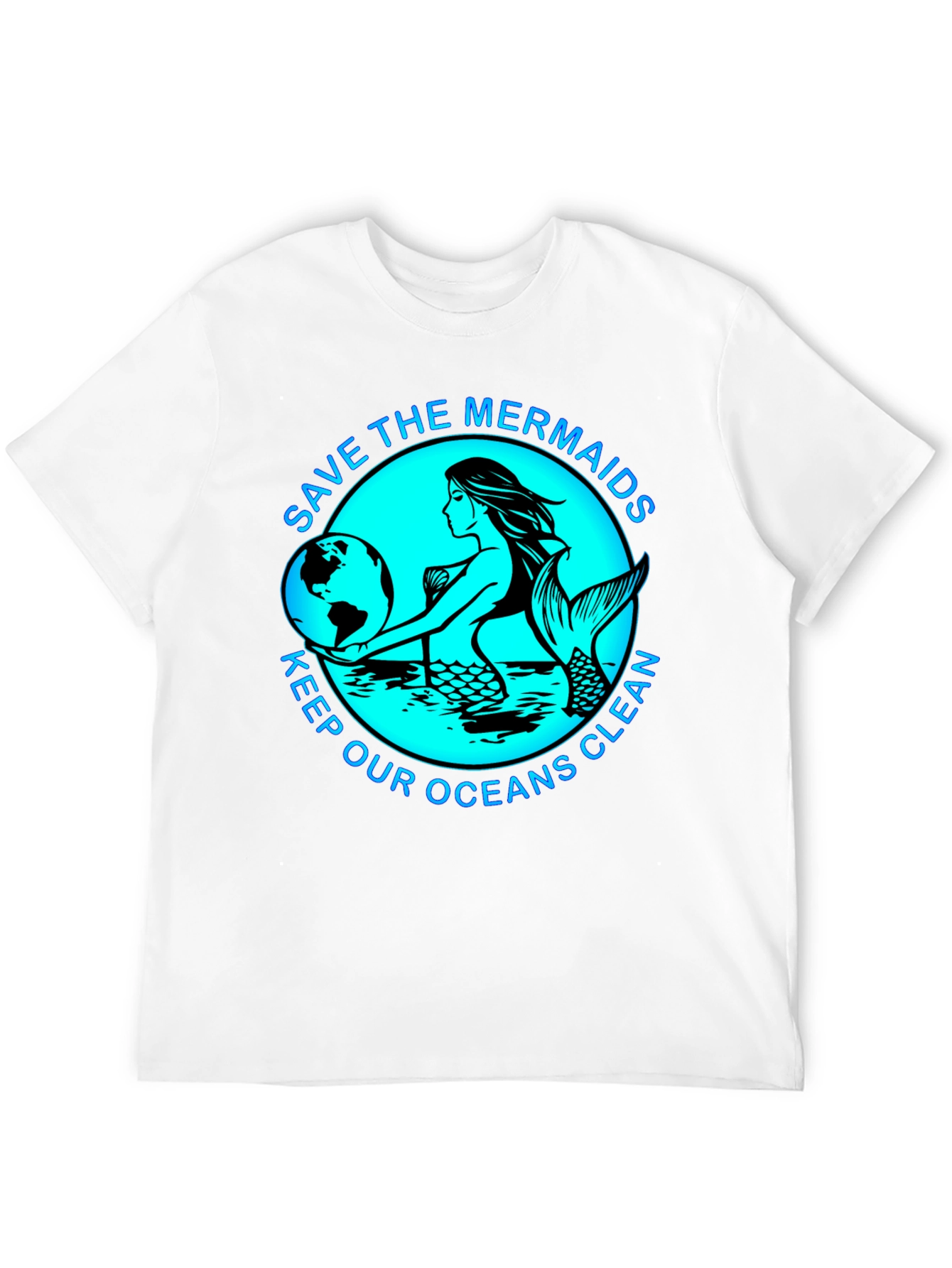 Save the Mermaids T-Shirt - Ocean Conservation Tee