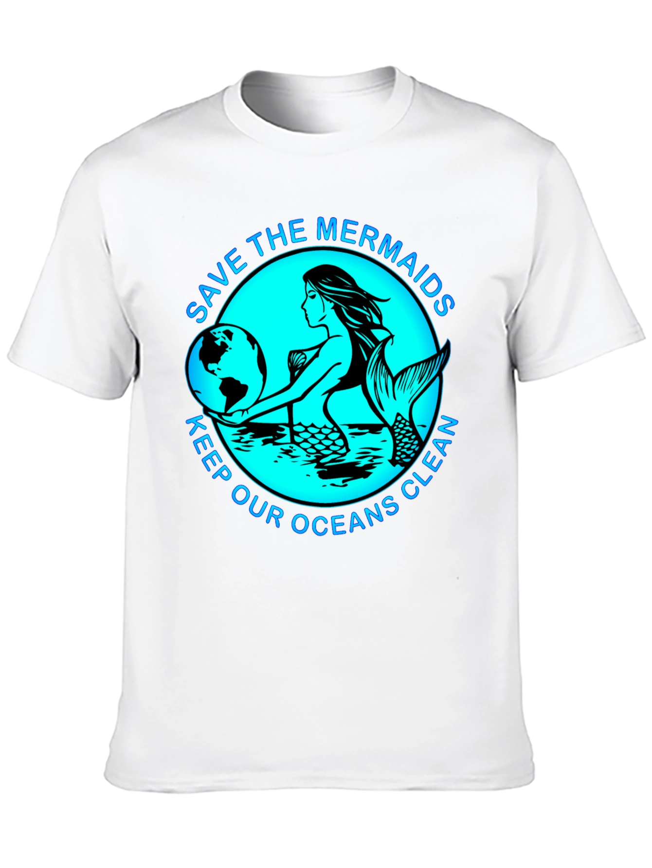 Save the Mermaids T-Shirt - Ocean Conservation Tee