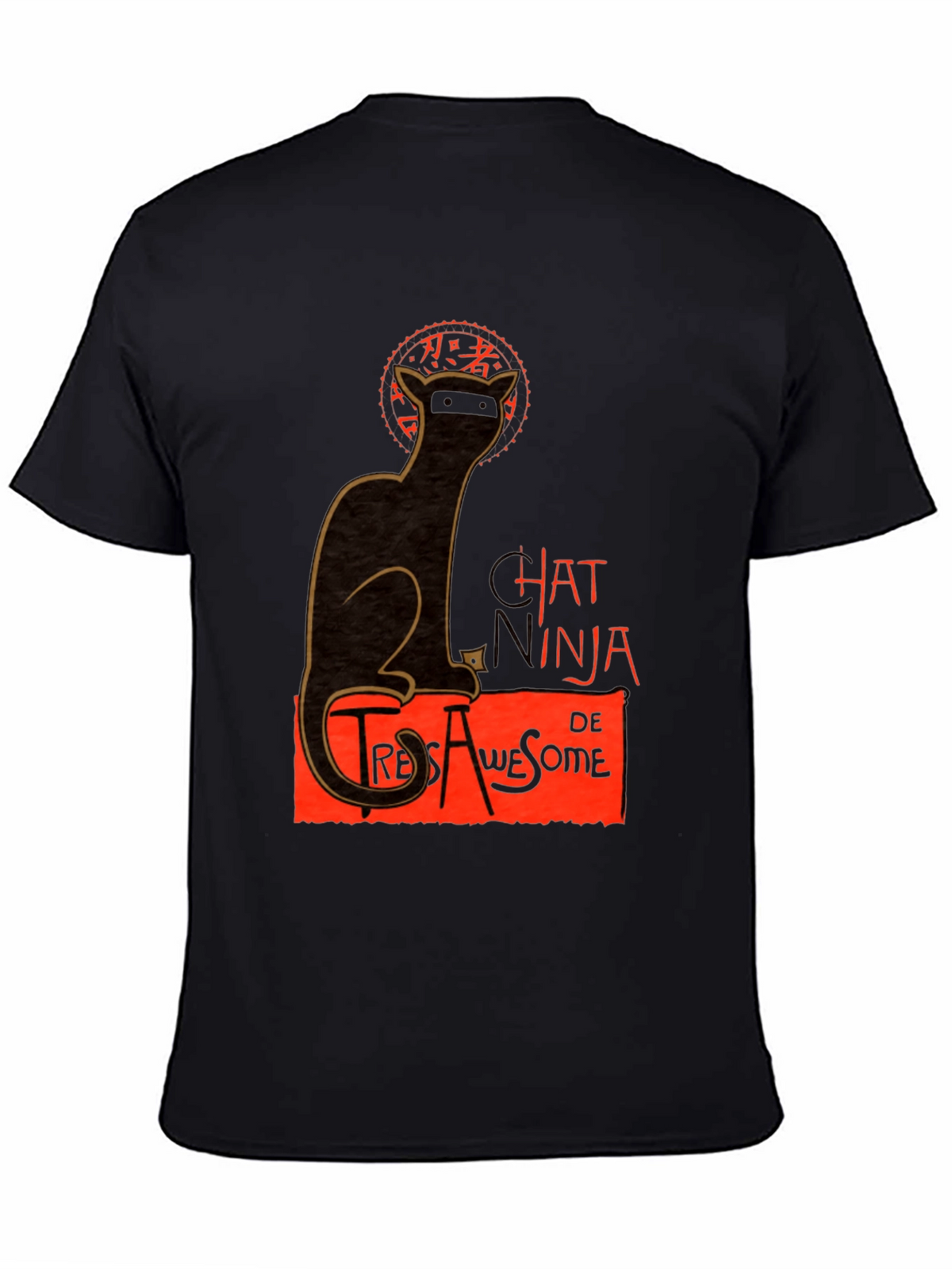 Ninja Cat Graphic T-Shirt - Tres Awesome Style