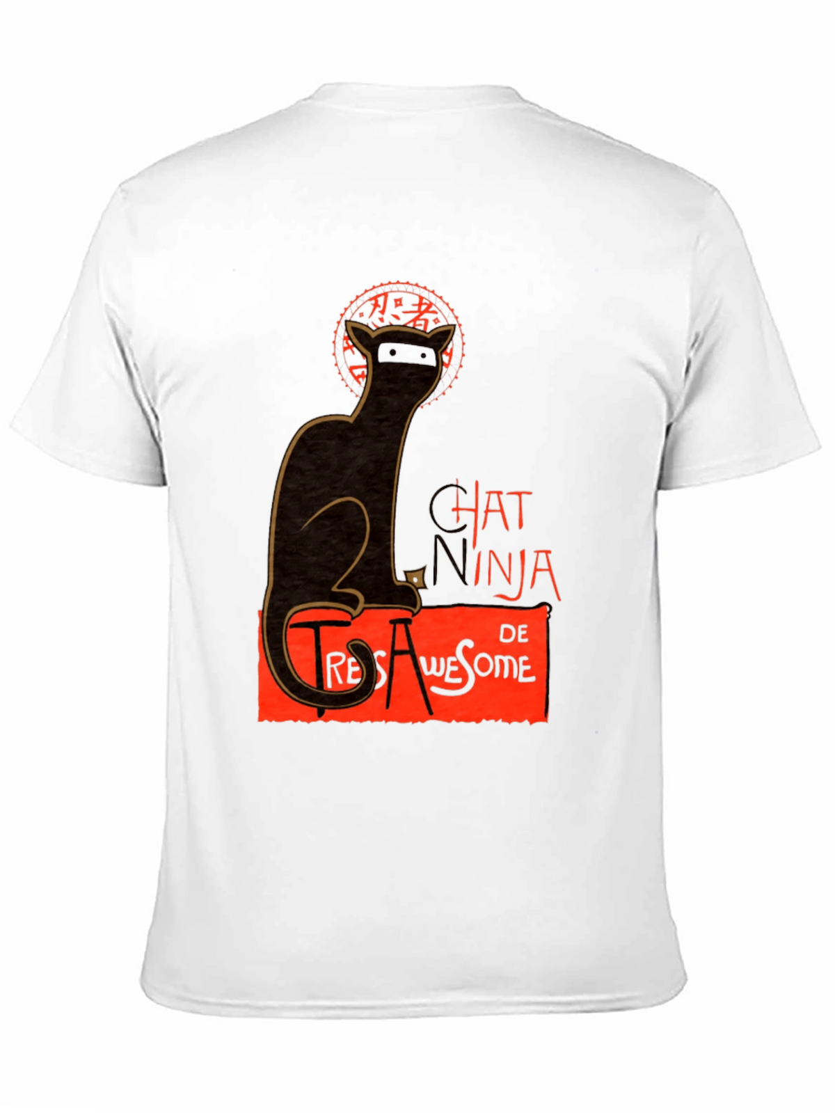 Ninja Cat Graphic T-Shirt - Tres Awesome Style