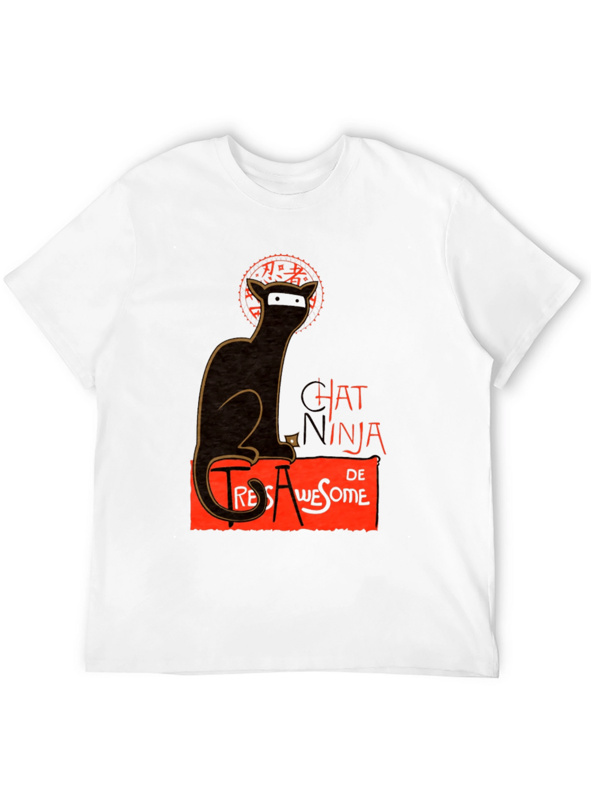 Ninja Cat Graphic T-Shirt - Tres Awesome Style