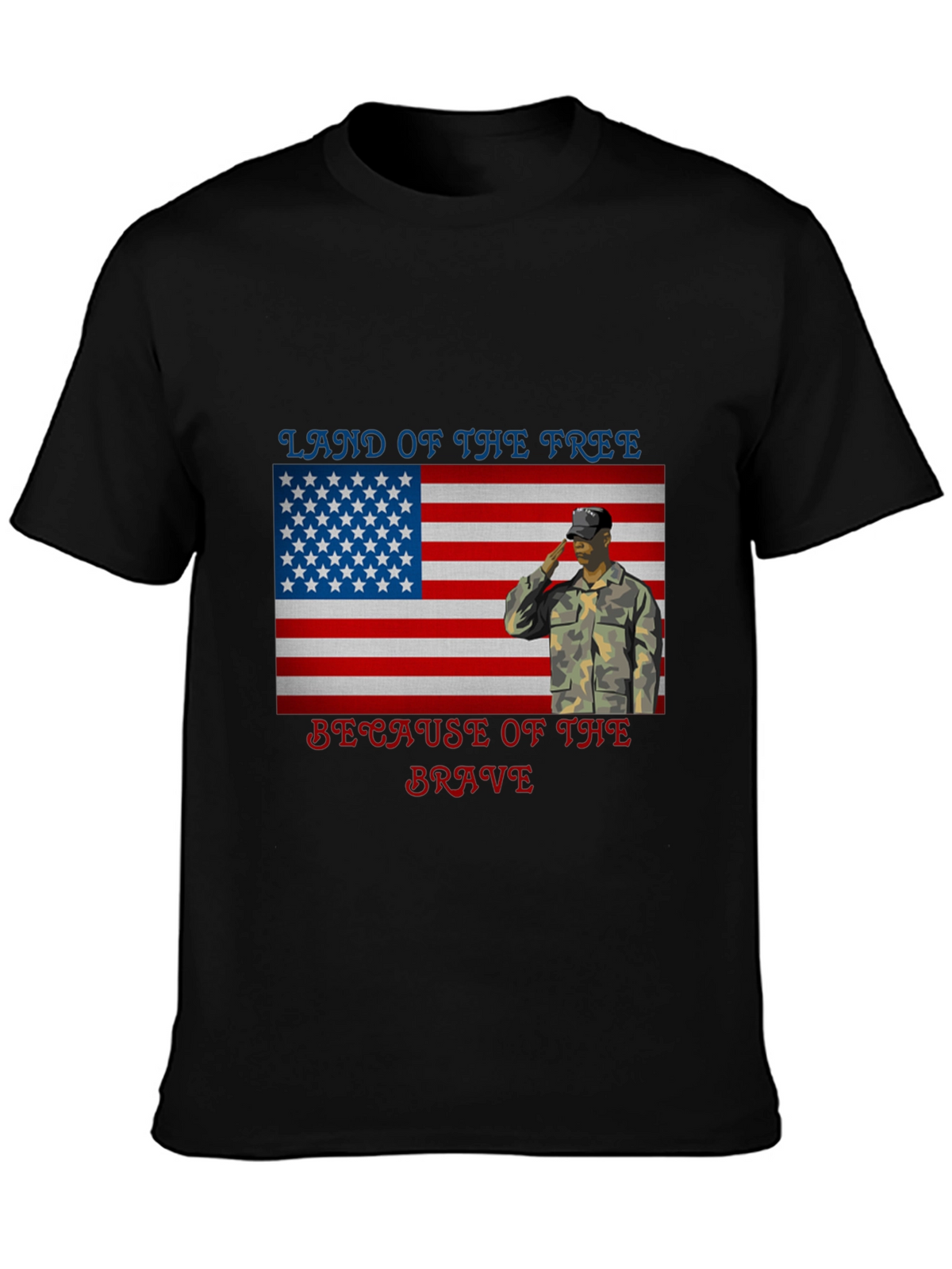 Land of the Free Patriotic T-Shirt