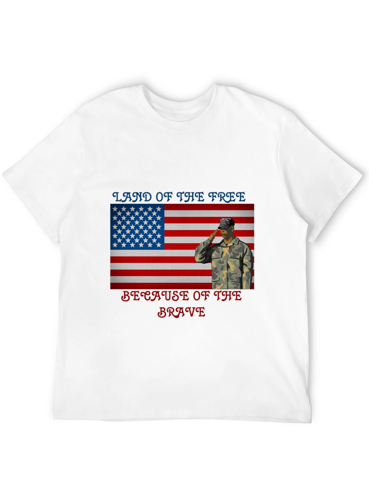 Land of the Free Patriotic T-Shirt