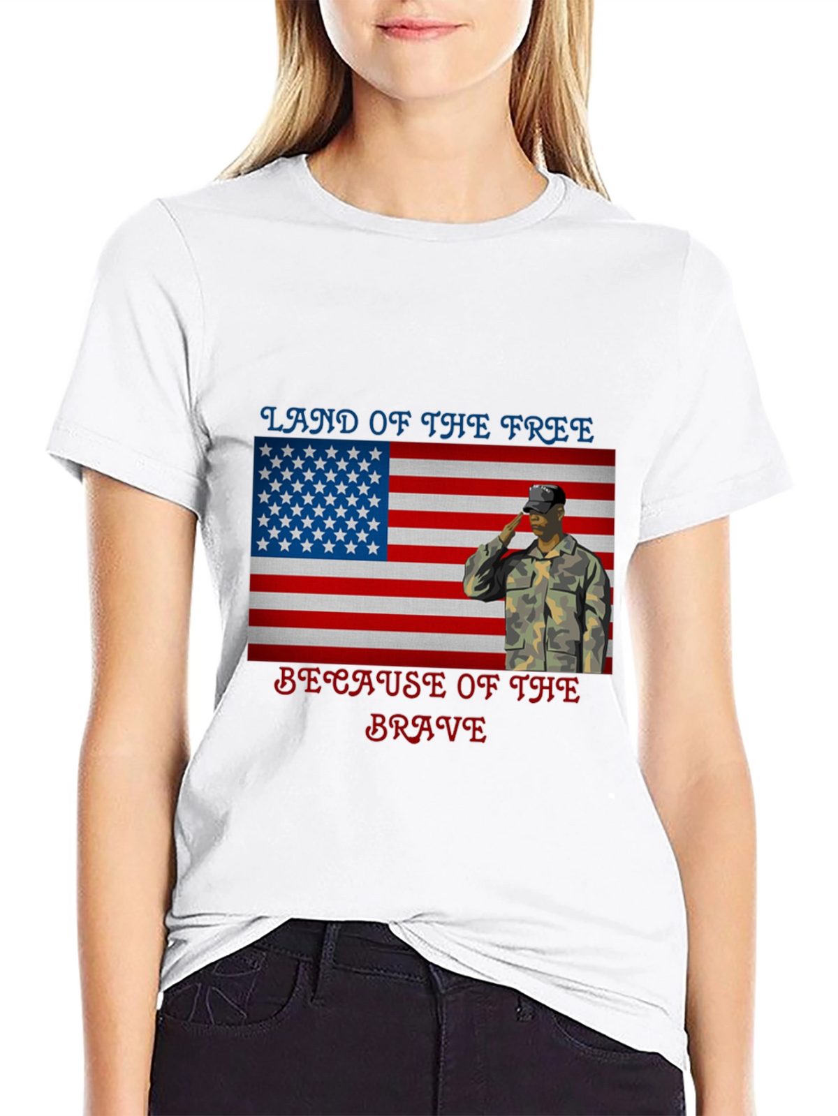 Land of the Free Patriotic T-Shirt