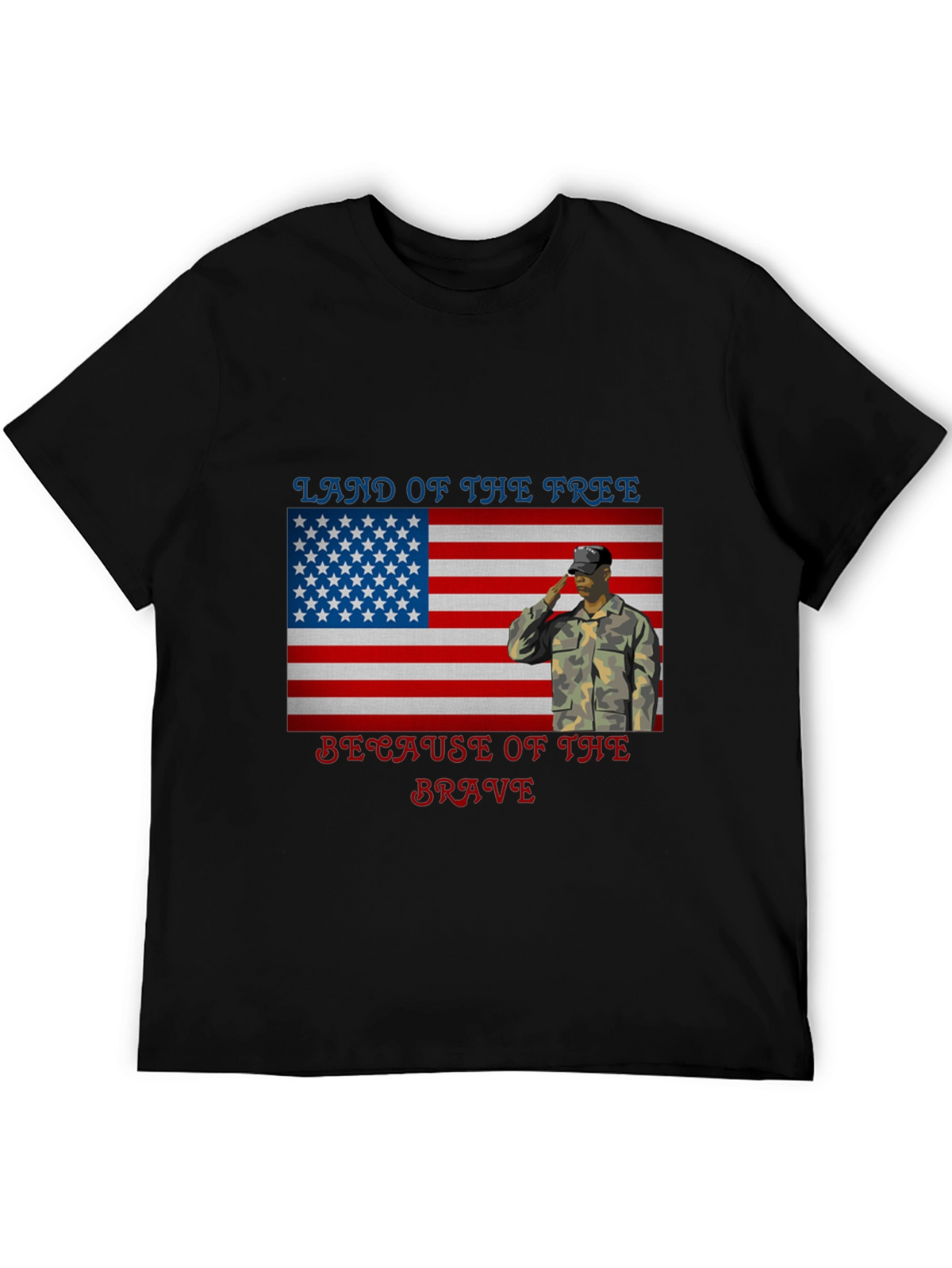 Land of the Free Patriotic T-Shirt