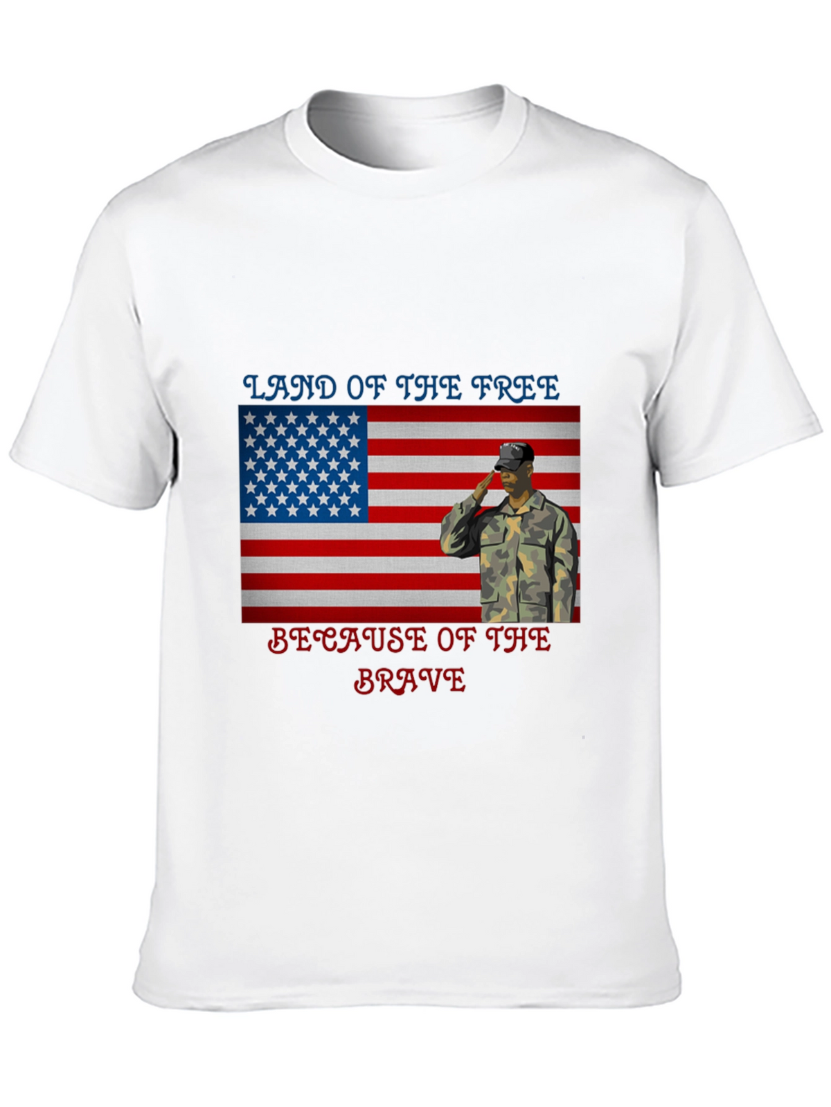 Land of the Free Patriotic T-Shirt
