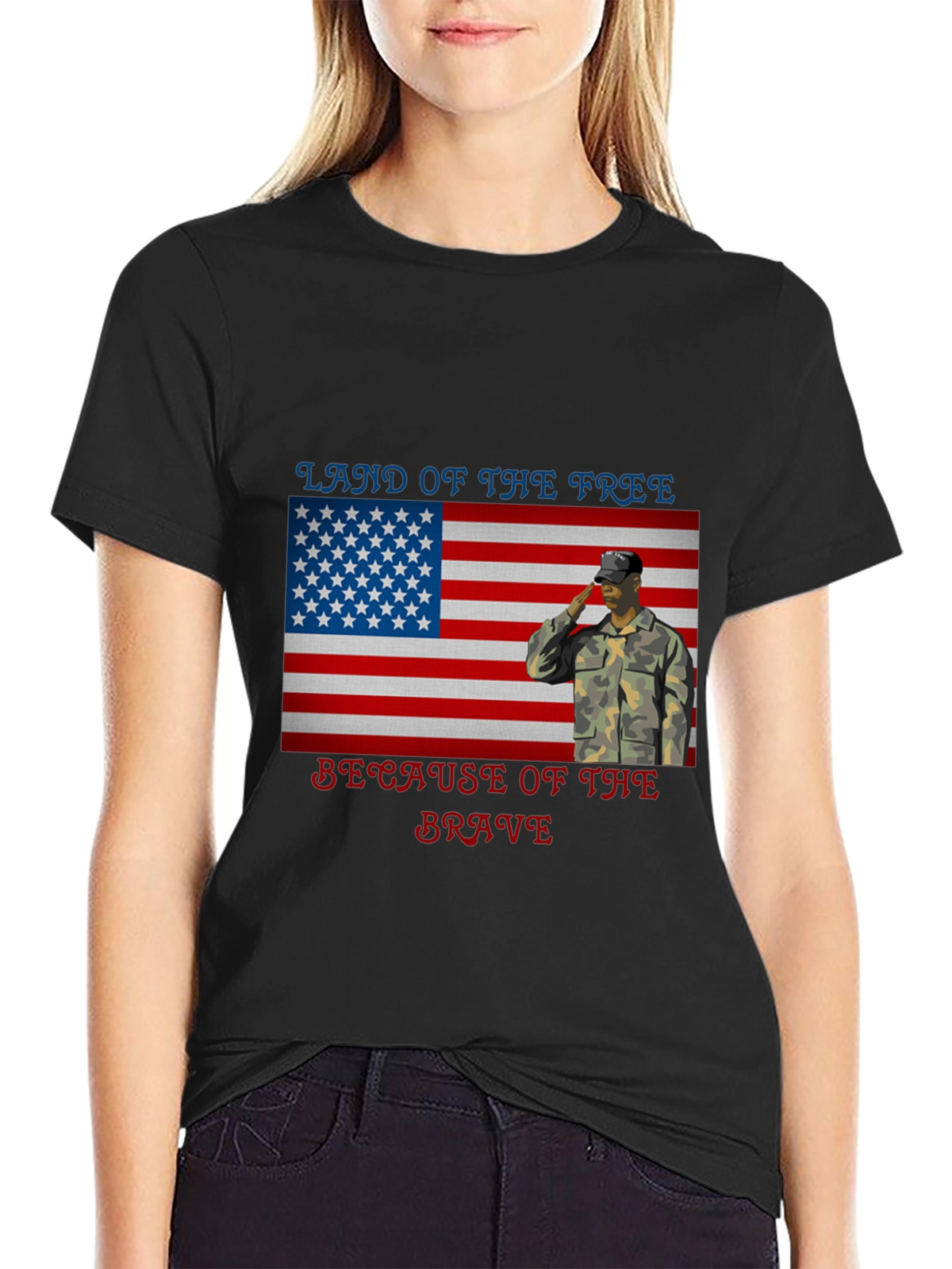 Land of the Free Patriotic T-Shirt