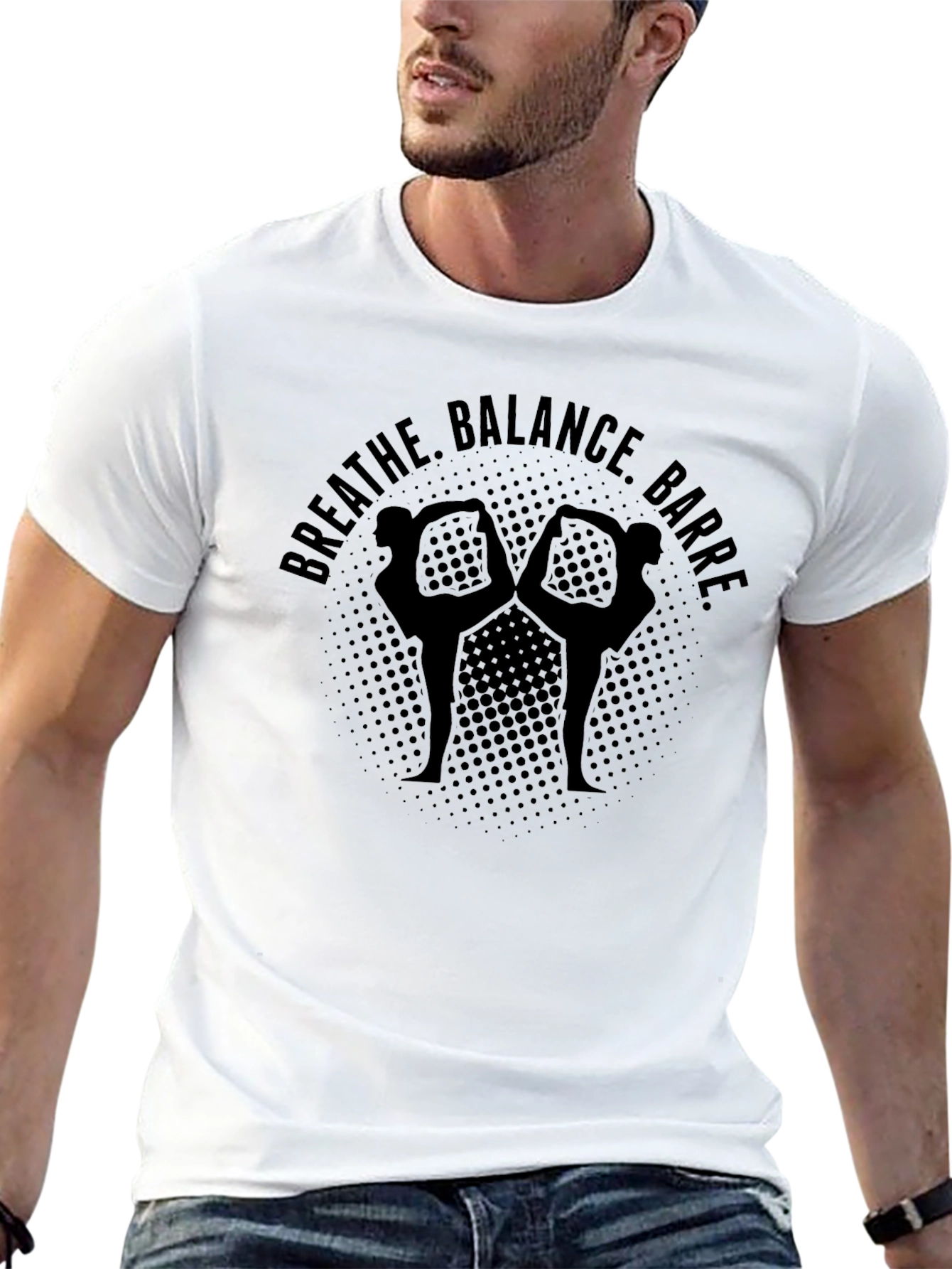 Breathe Balance Barre Black T-Shirt