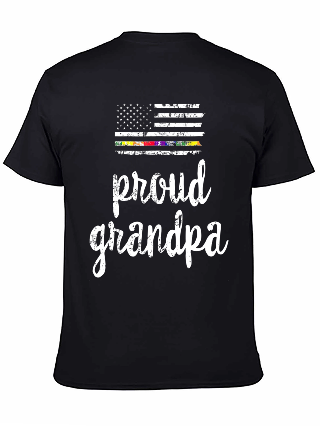 Proud Grandpa Flag T-Shirt