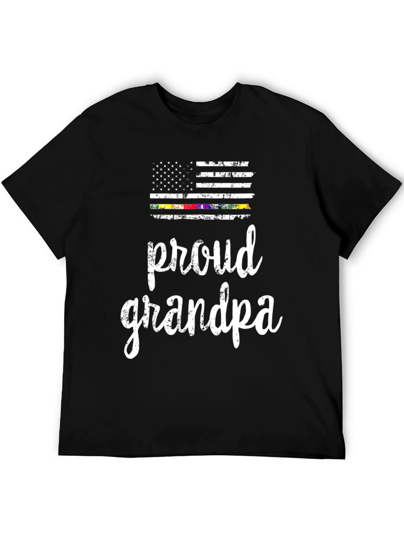 Proud Grandpa Flag T-Shirt
