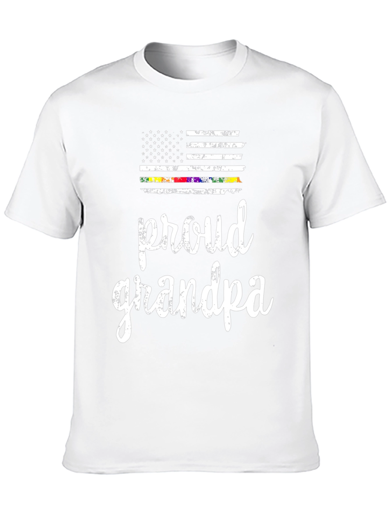Proud Grandpa Flag T-Shirt