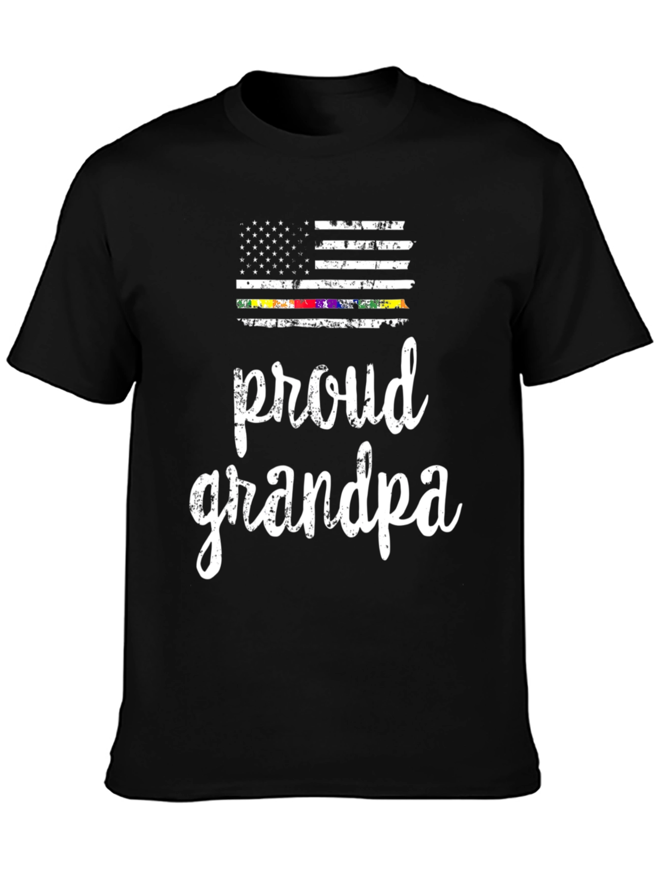 Proud Grandpa Flag T-Shirt