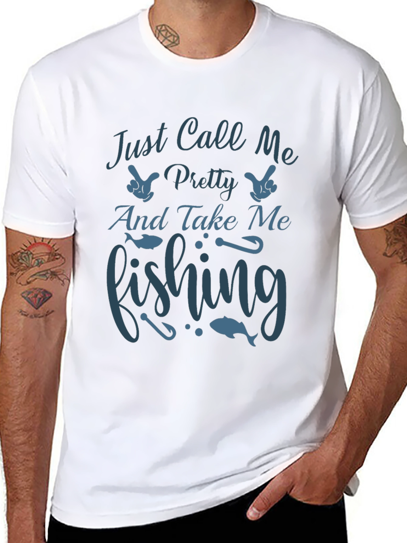 Fishing Graphic Tee - Just Call Me Pretty
