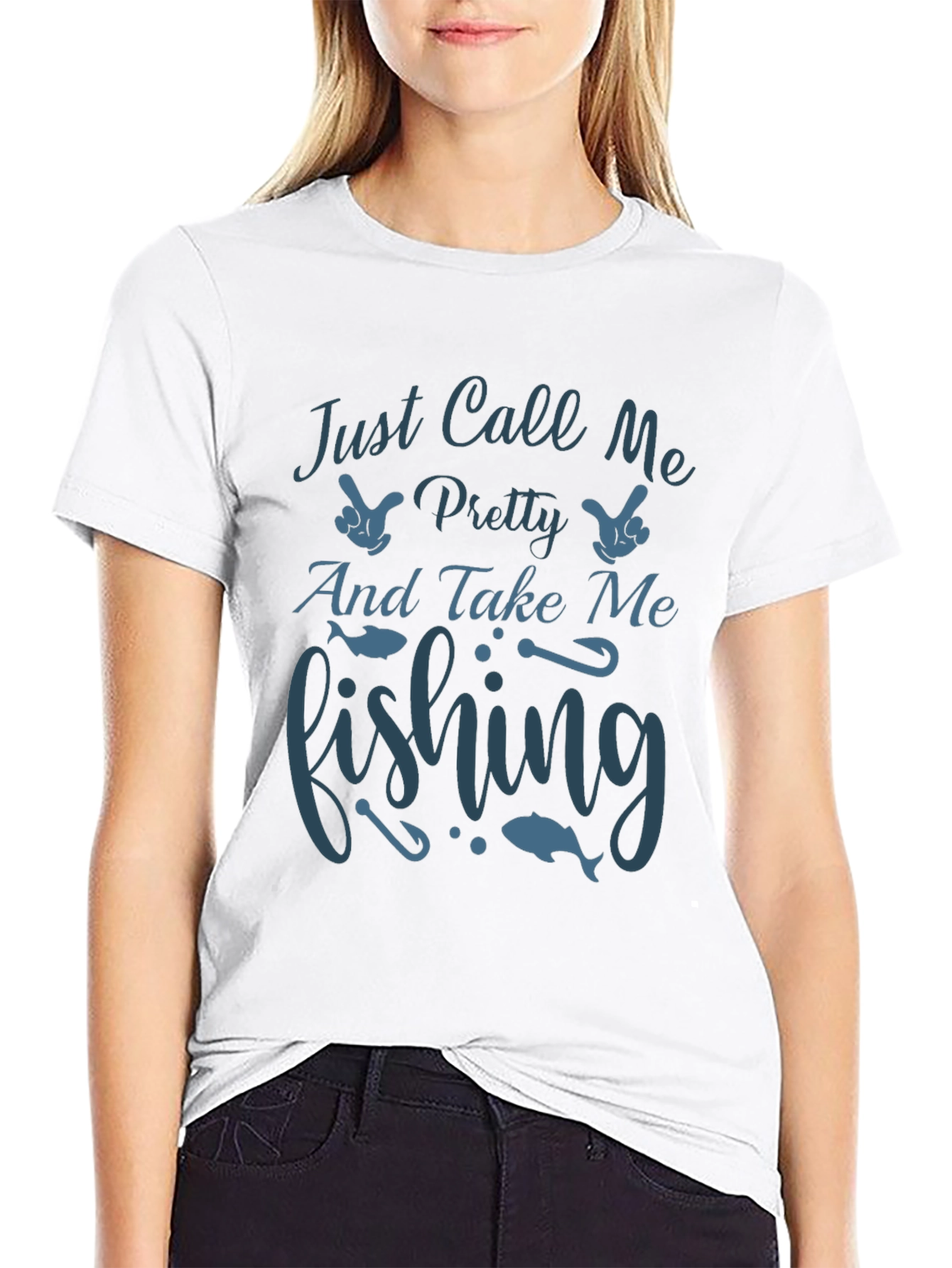 Fishing Graphic Tee - Just Call Me Pretty