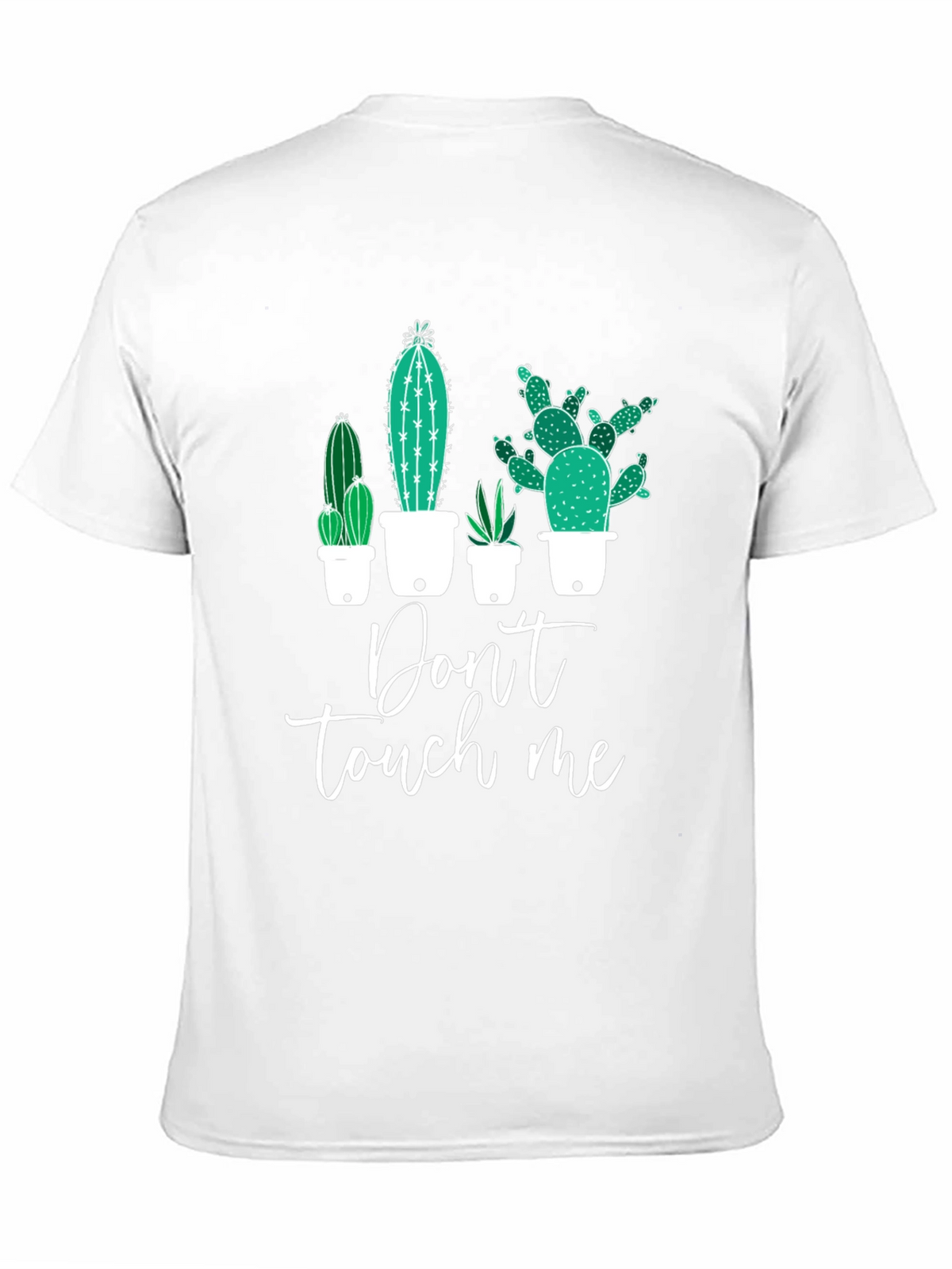 Cactus Graphic Tee - Dont Touch Me Black T-Shirt