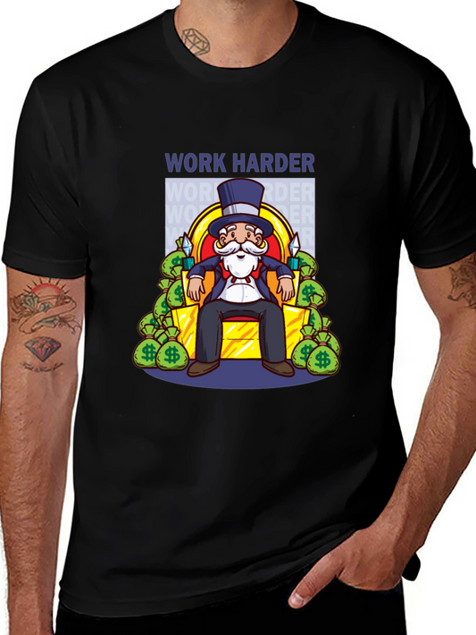 Work Harder Graphic T-Shirt