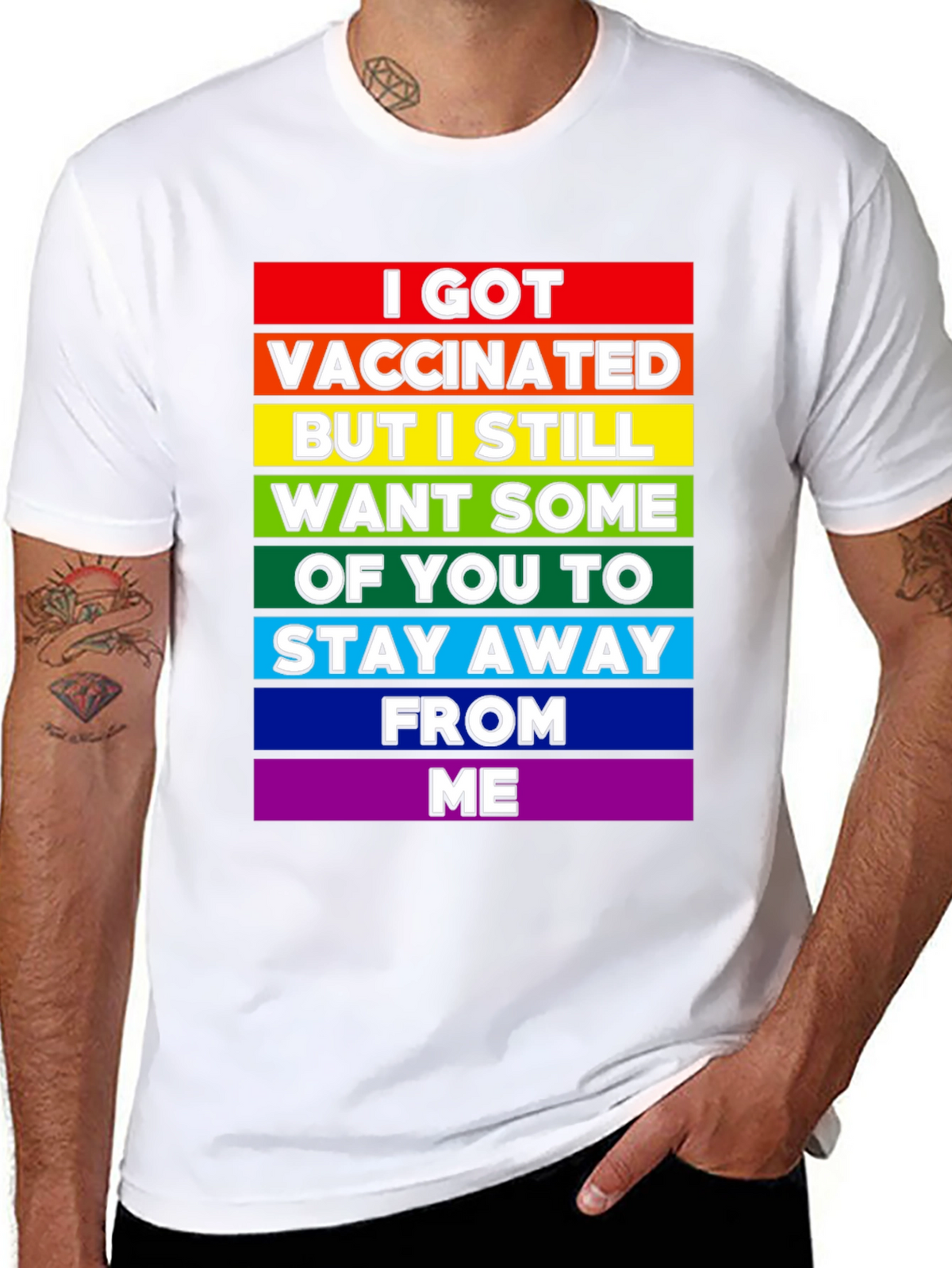 Vaccinated But Still Want Social Distance Tee