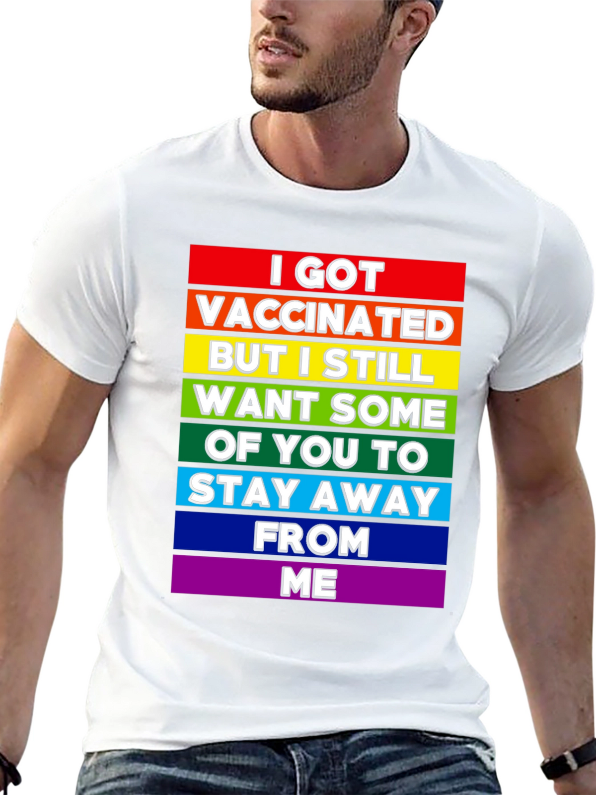 Vaccinated But Still Want Social Distance Tee