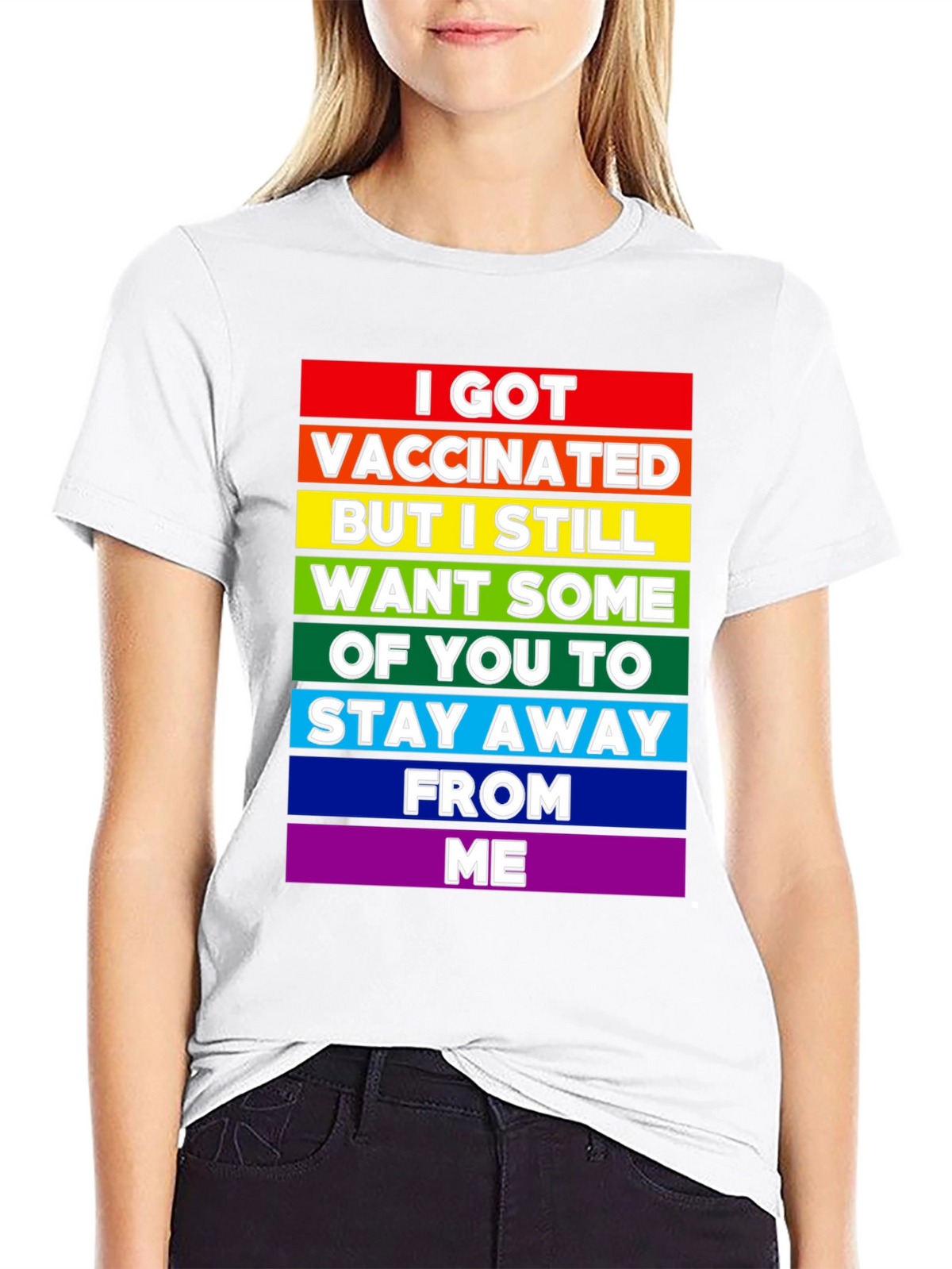 Vaccinated But Still Want Social Distance Tee