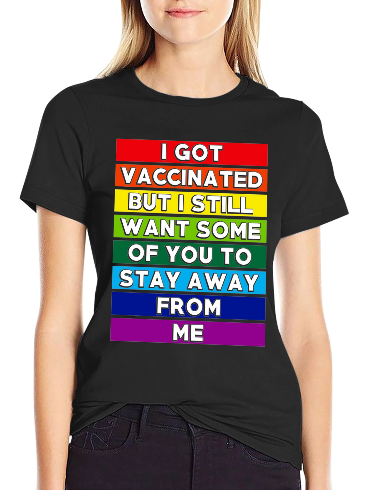Vaccinated But Still Want Social Distance Tee